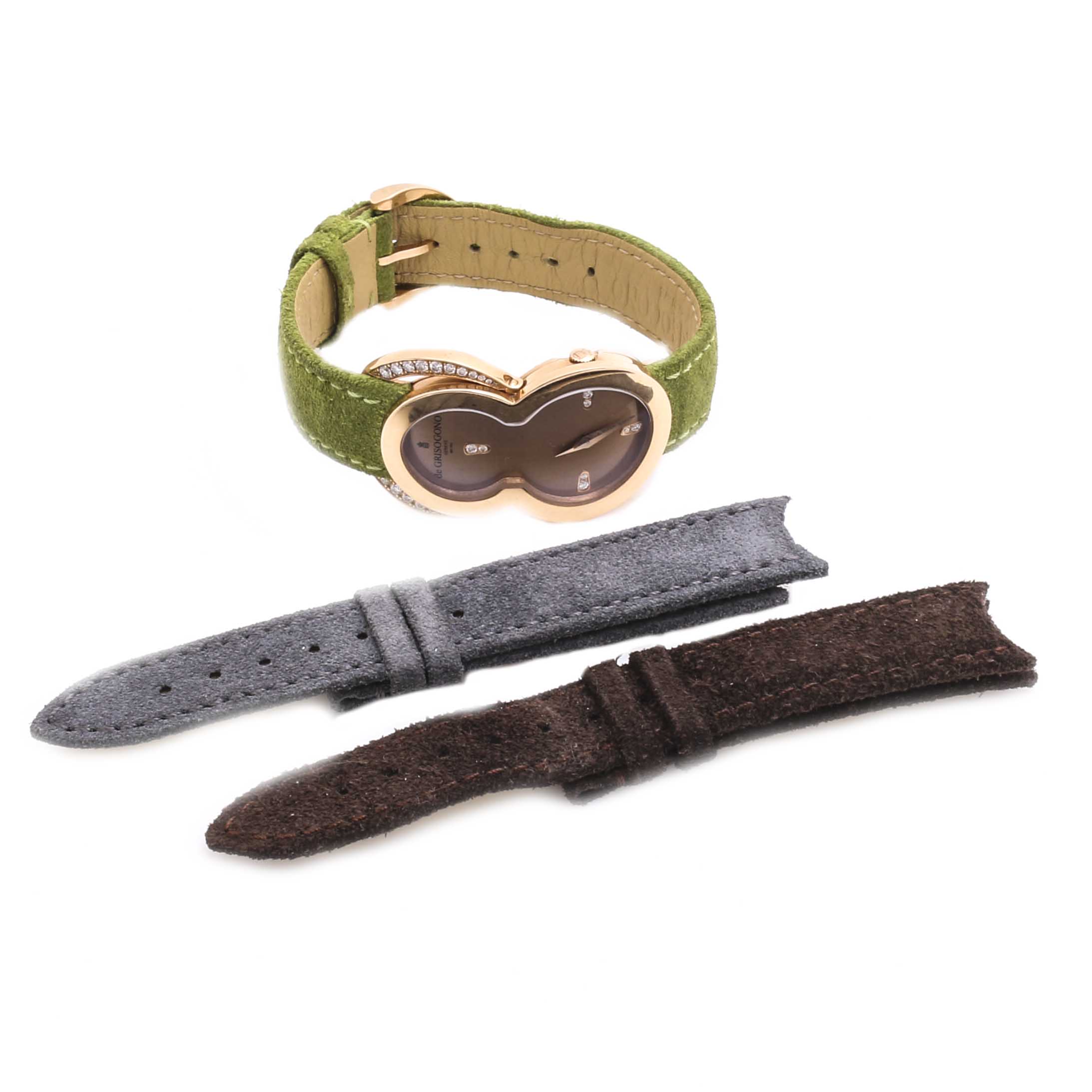 de GRISOGONO Be Eight 18K Rose Gold Diamond Watch