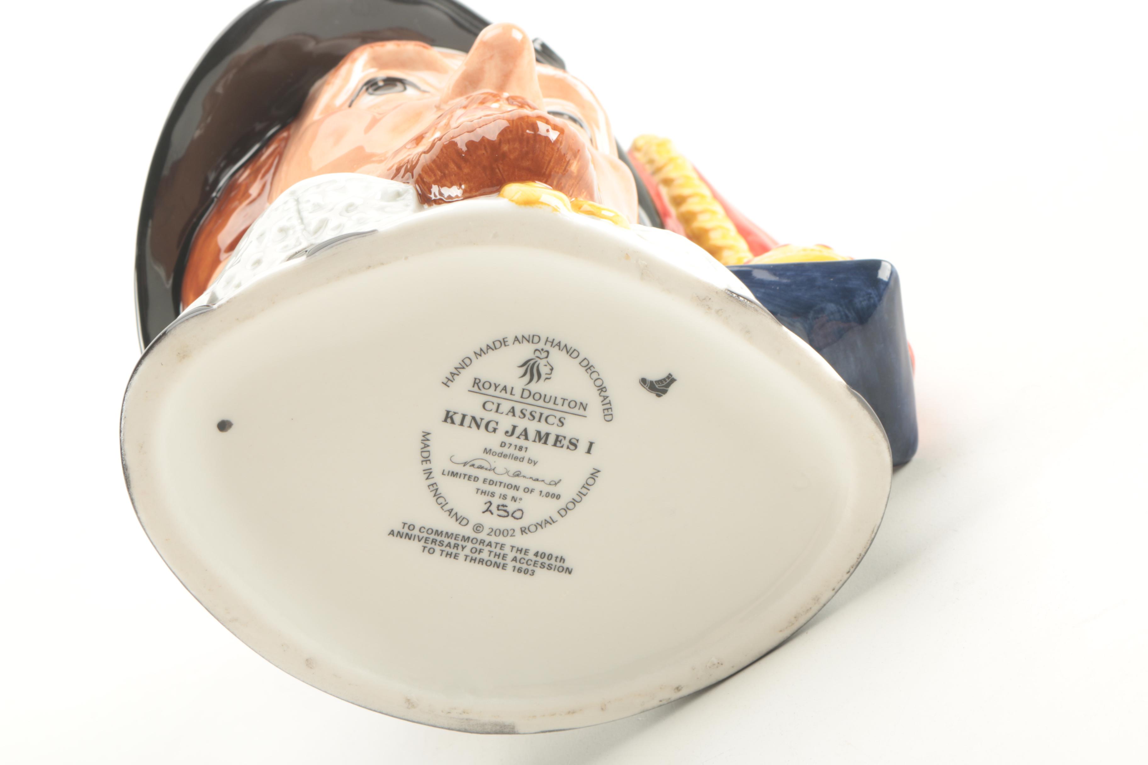 Royal Doulton Toby Jugs of Kings