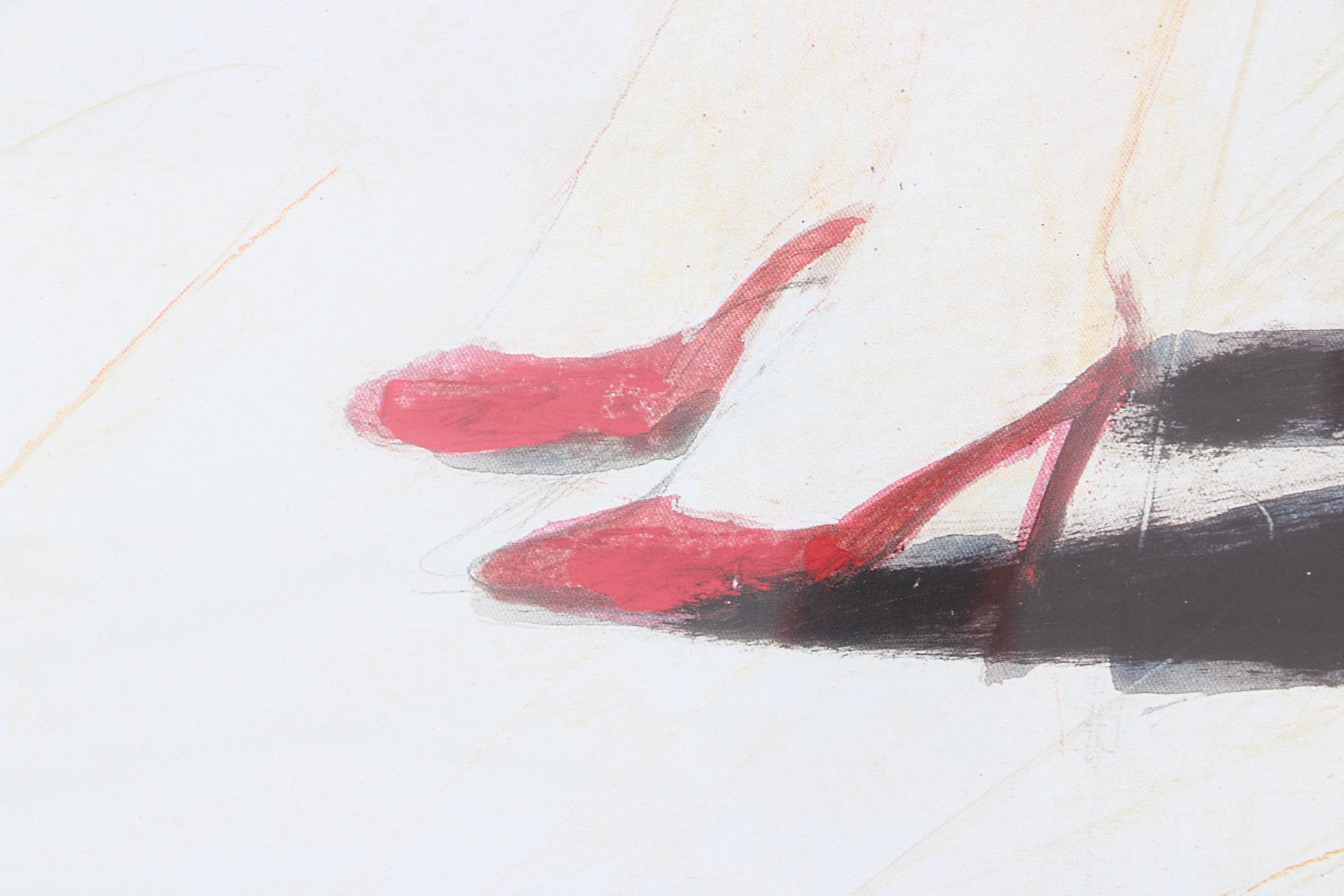 Offset Lithograph After Fabio Calvetti "Intorno a te"