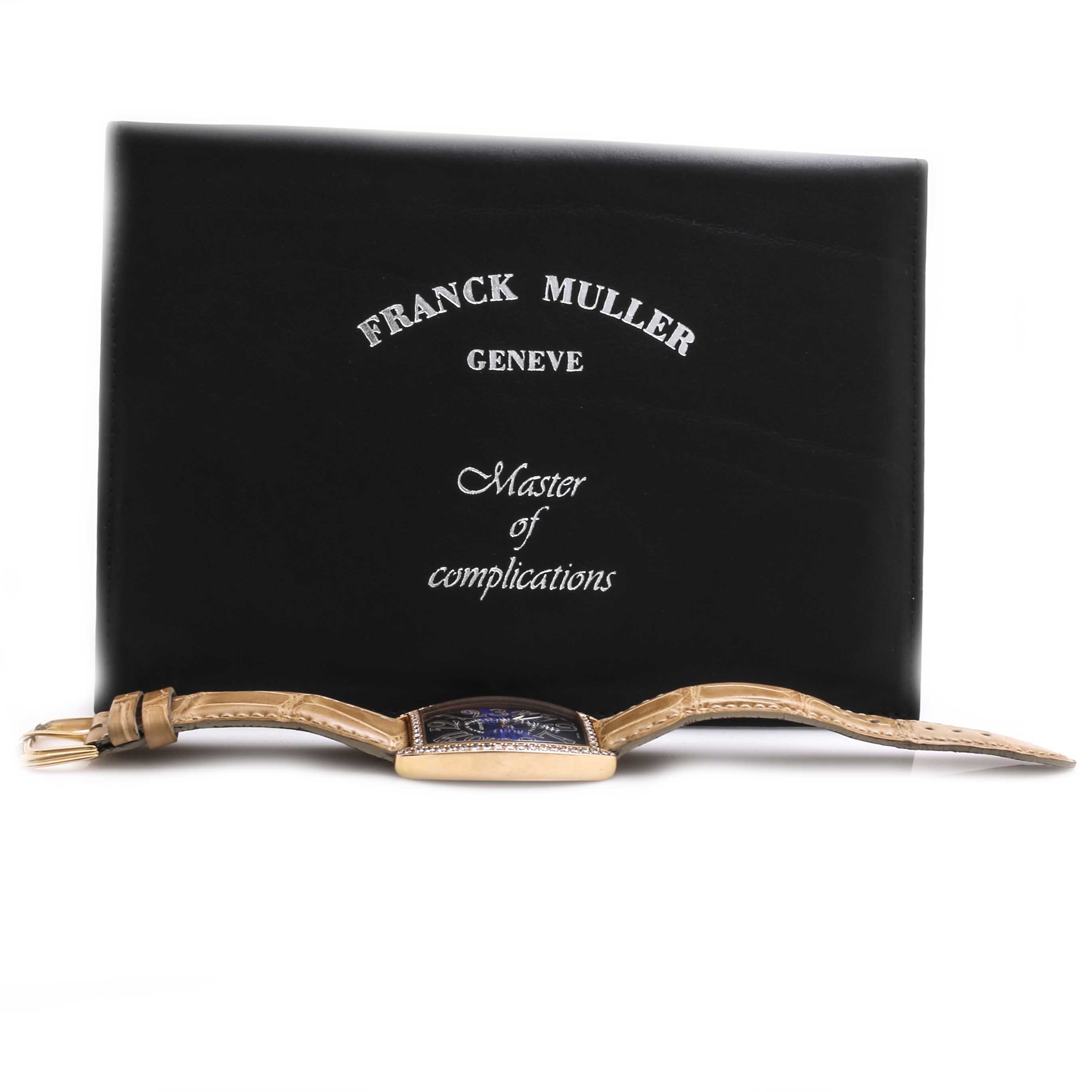 Franck Muller Sunset 18K Rose Gold 1.62 CTW Diamond Watch
