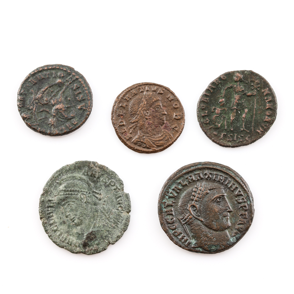 Collection of (11) Bronze and Copper Ancient Roman Coins