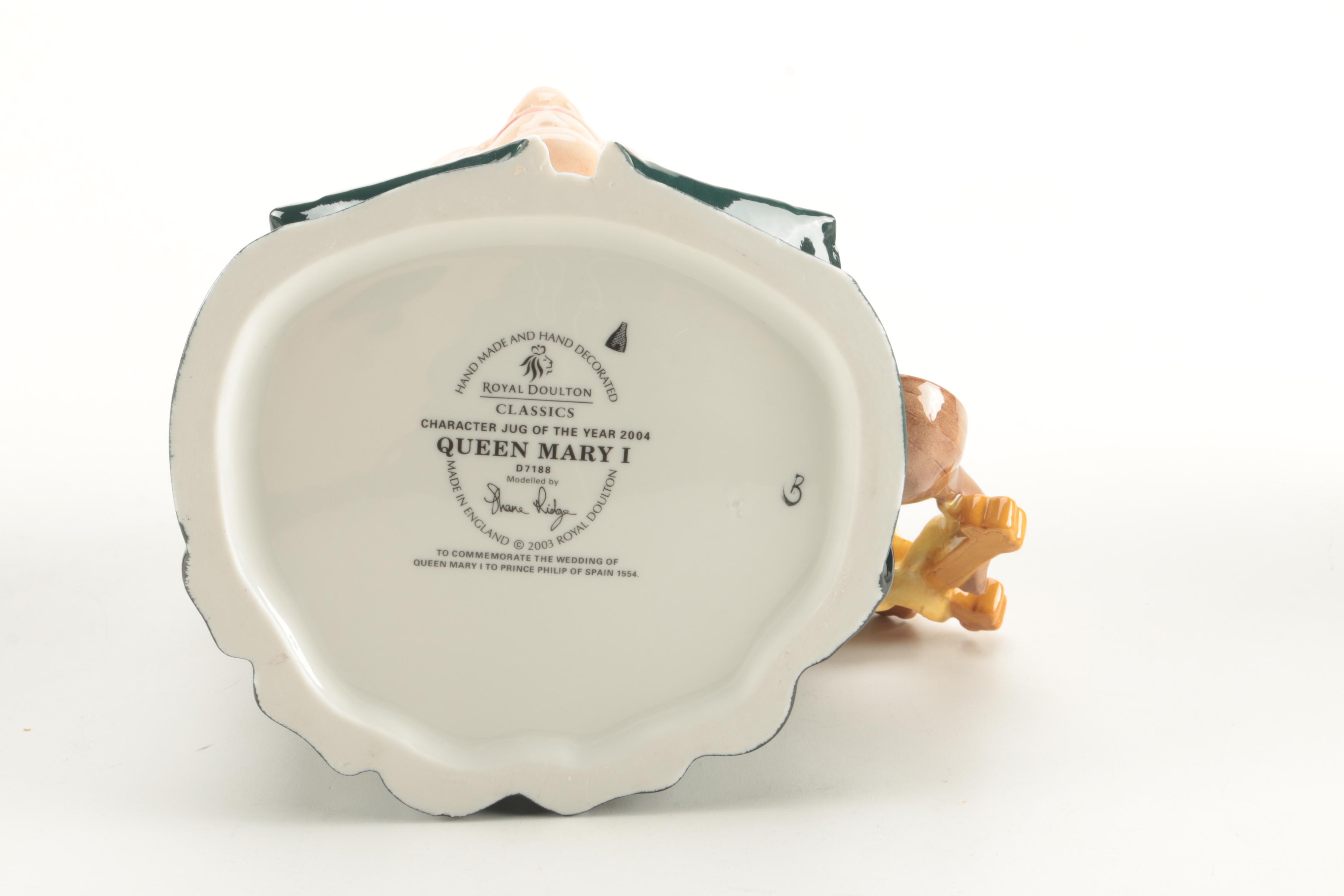 Royal Doulton Toby Jugs of Queens of England