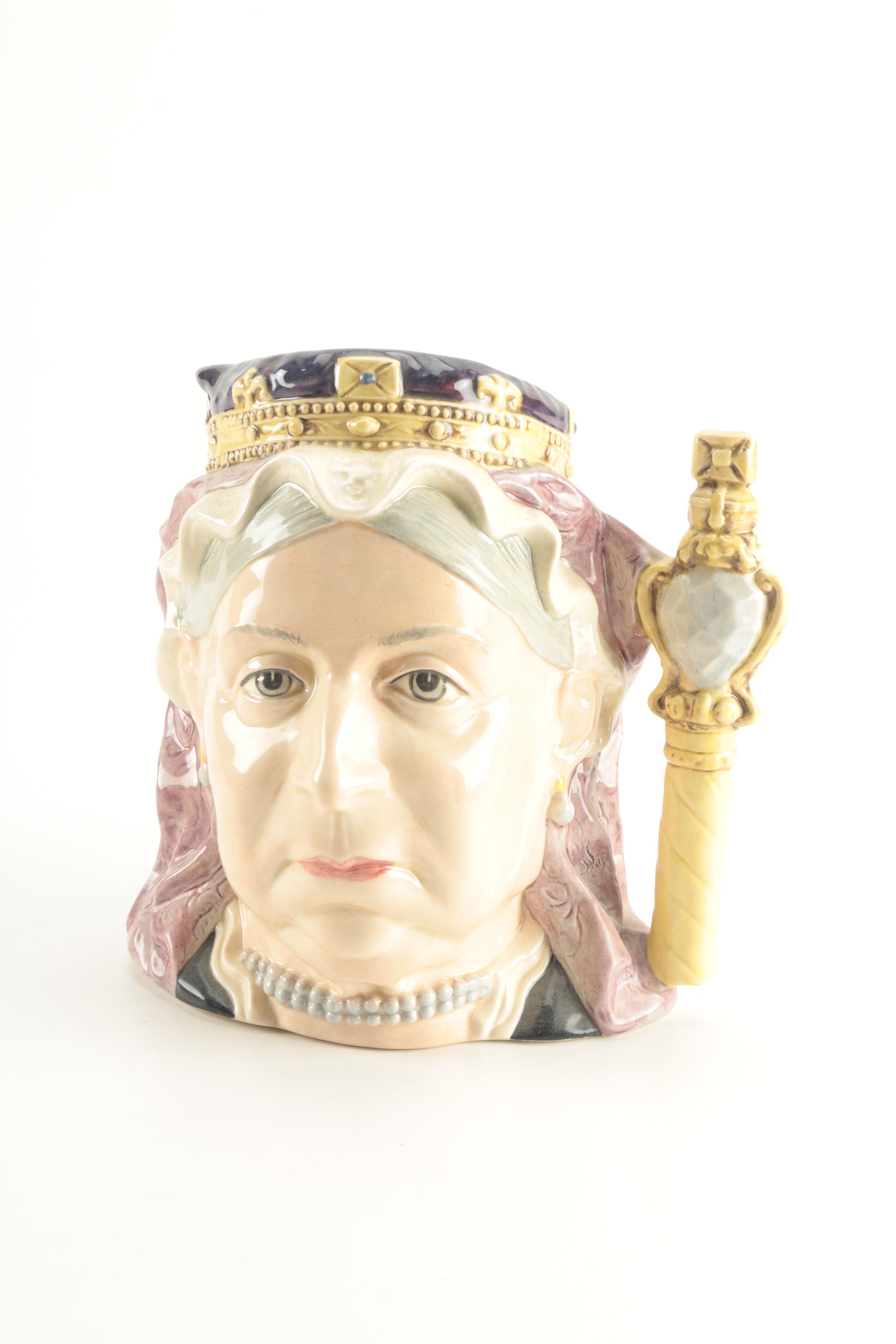Royal Doulton Toby Jugs of Queens of England
