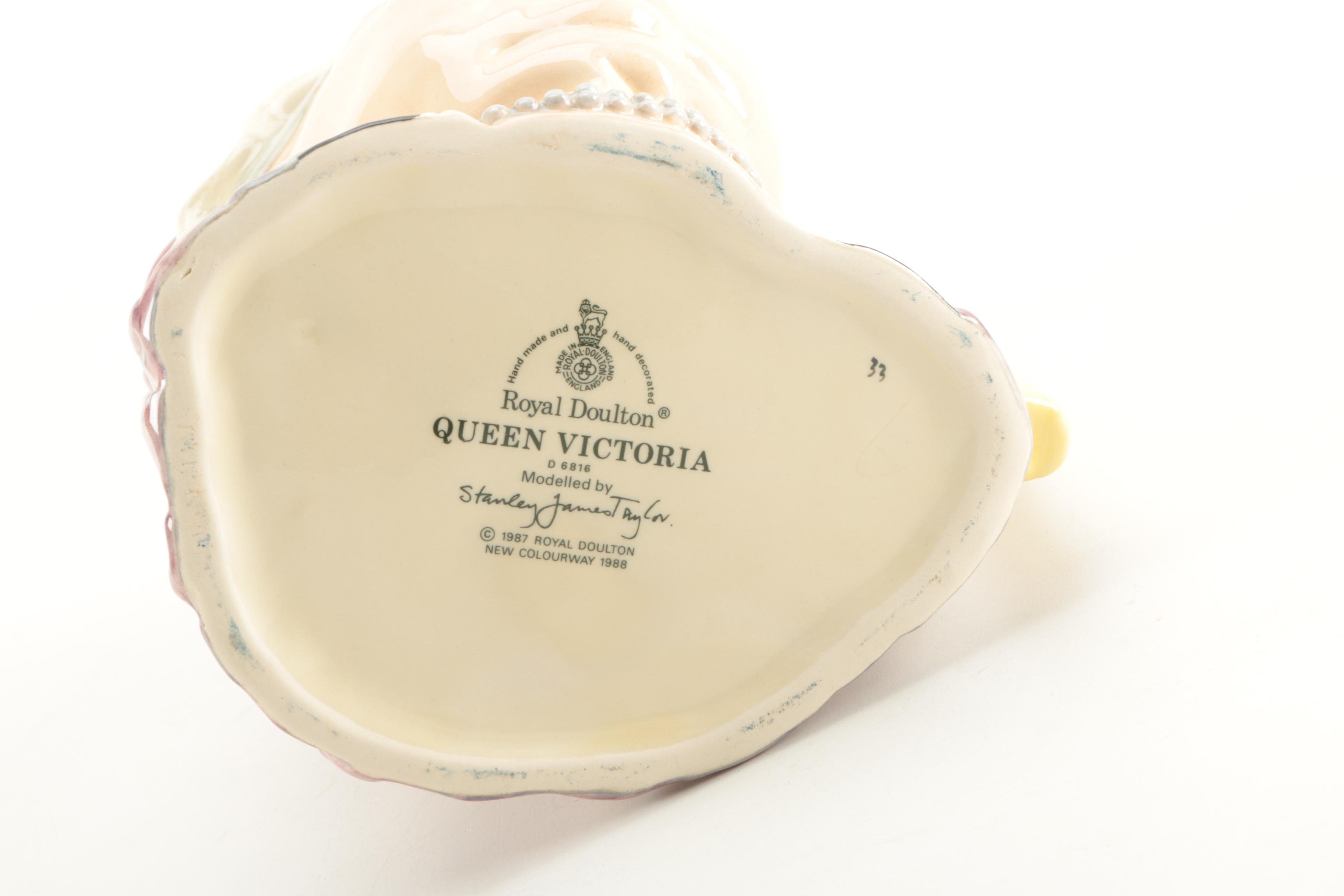 Royal Doulton Toby Jugs of Queens of England