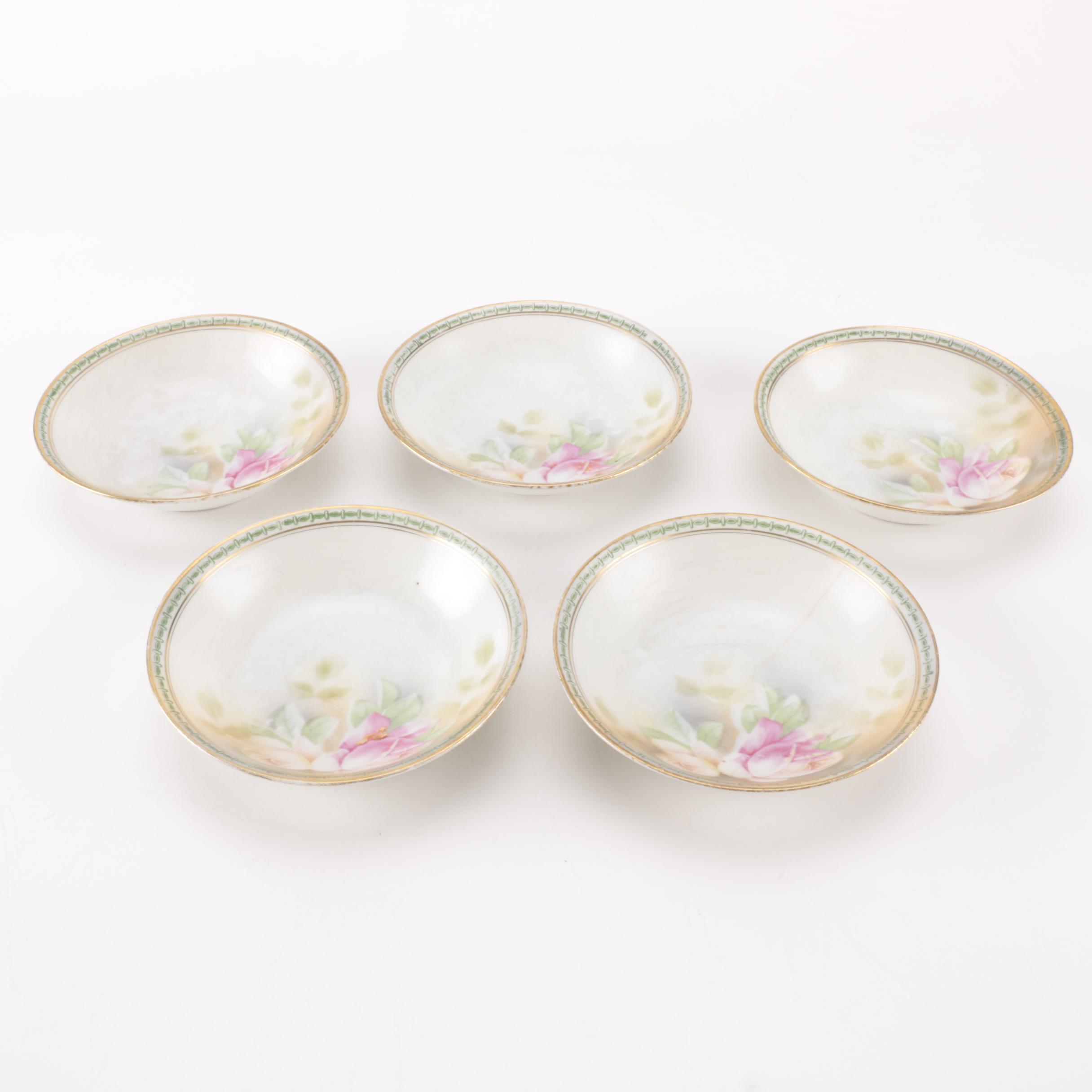 Johann Seltmann Hand Painted Porcelain Bowls Circa 1911-32