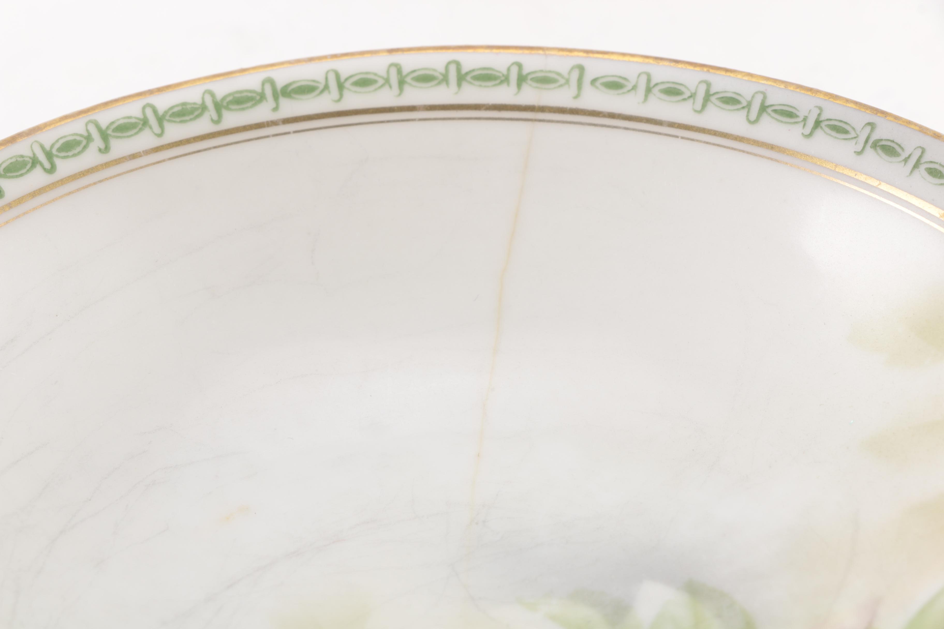 Johann Seltmann Hand Painted Porcelain Bowls Circa 1911-32