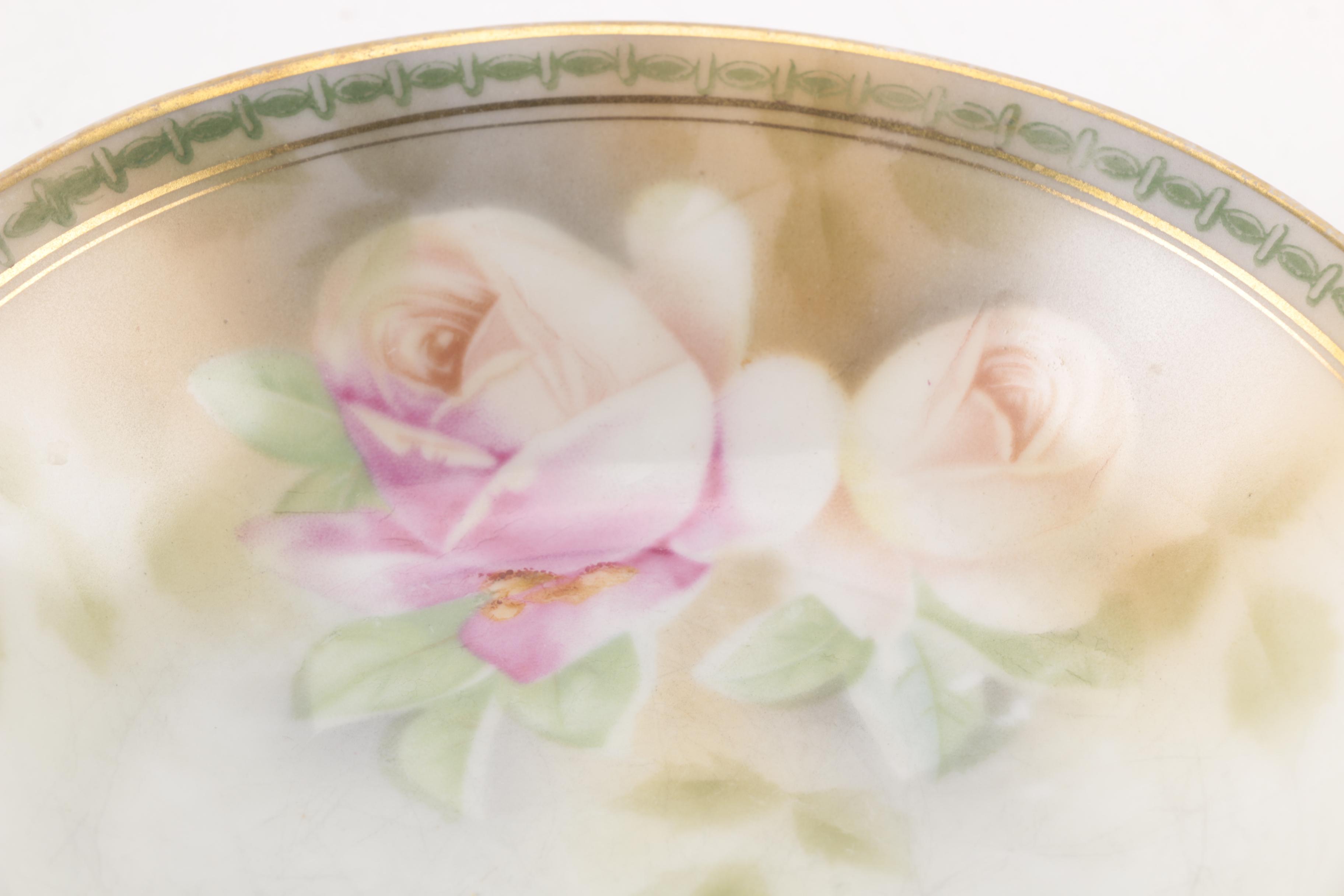 Johann Seltmann Hand Painted Porcelain Bowls Circa 1911-32