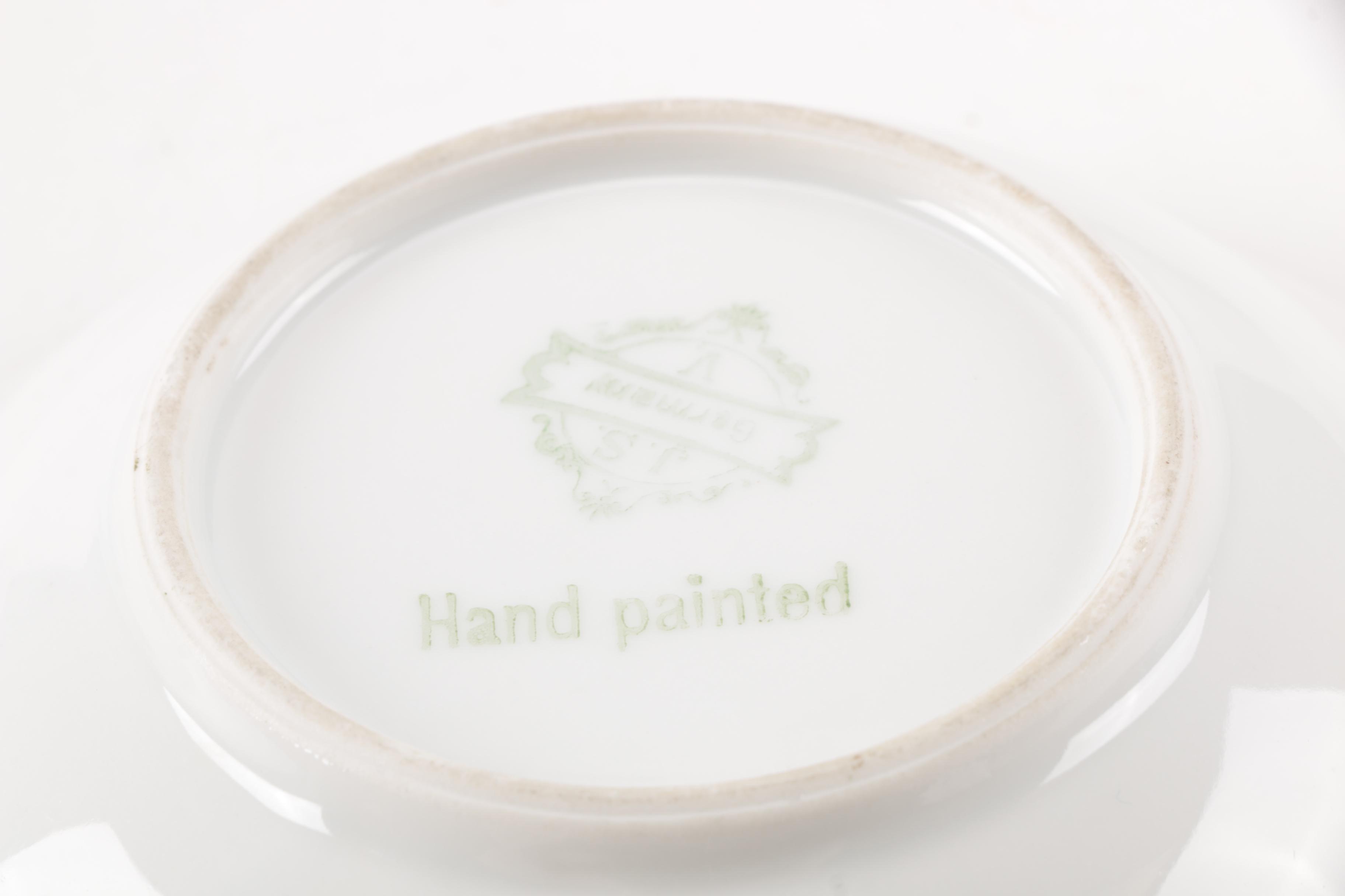 Johann Seltmann Hand Painted Porcelain Bowls Circa 1911-32