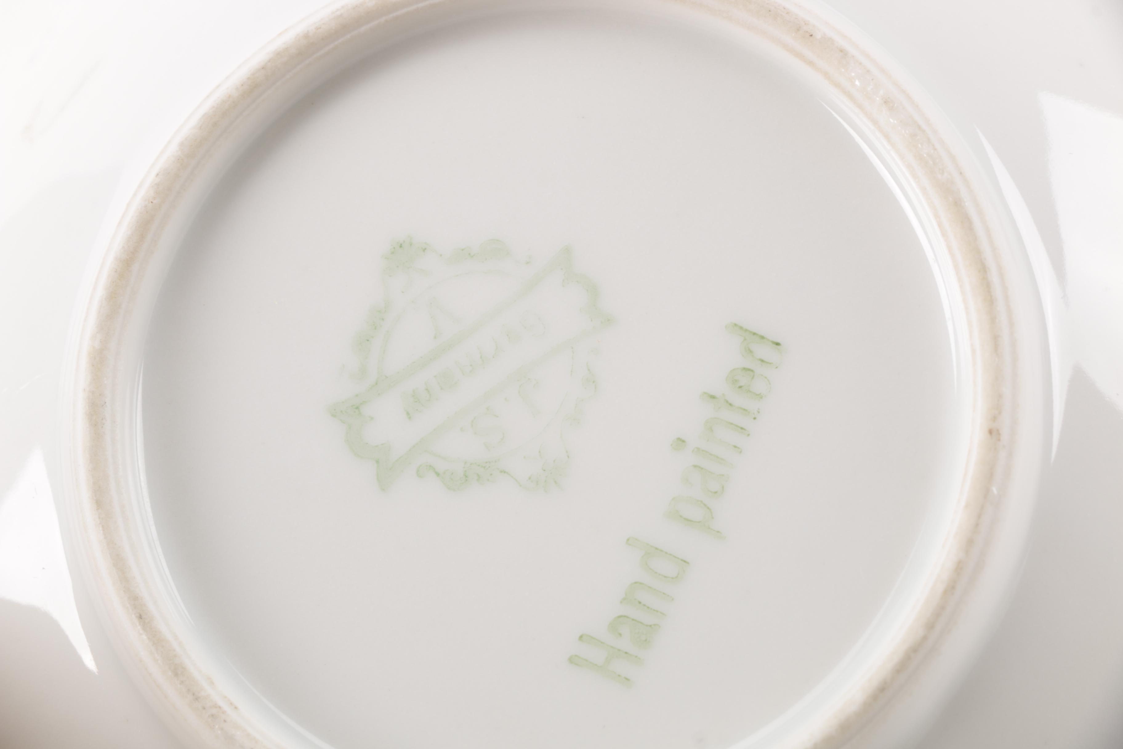 Johann Seltmann Hand Painted Porcelain Bowls Circa 1911-32