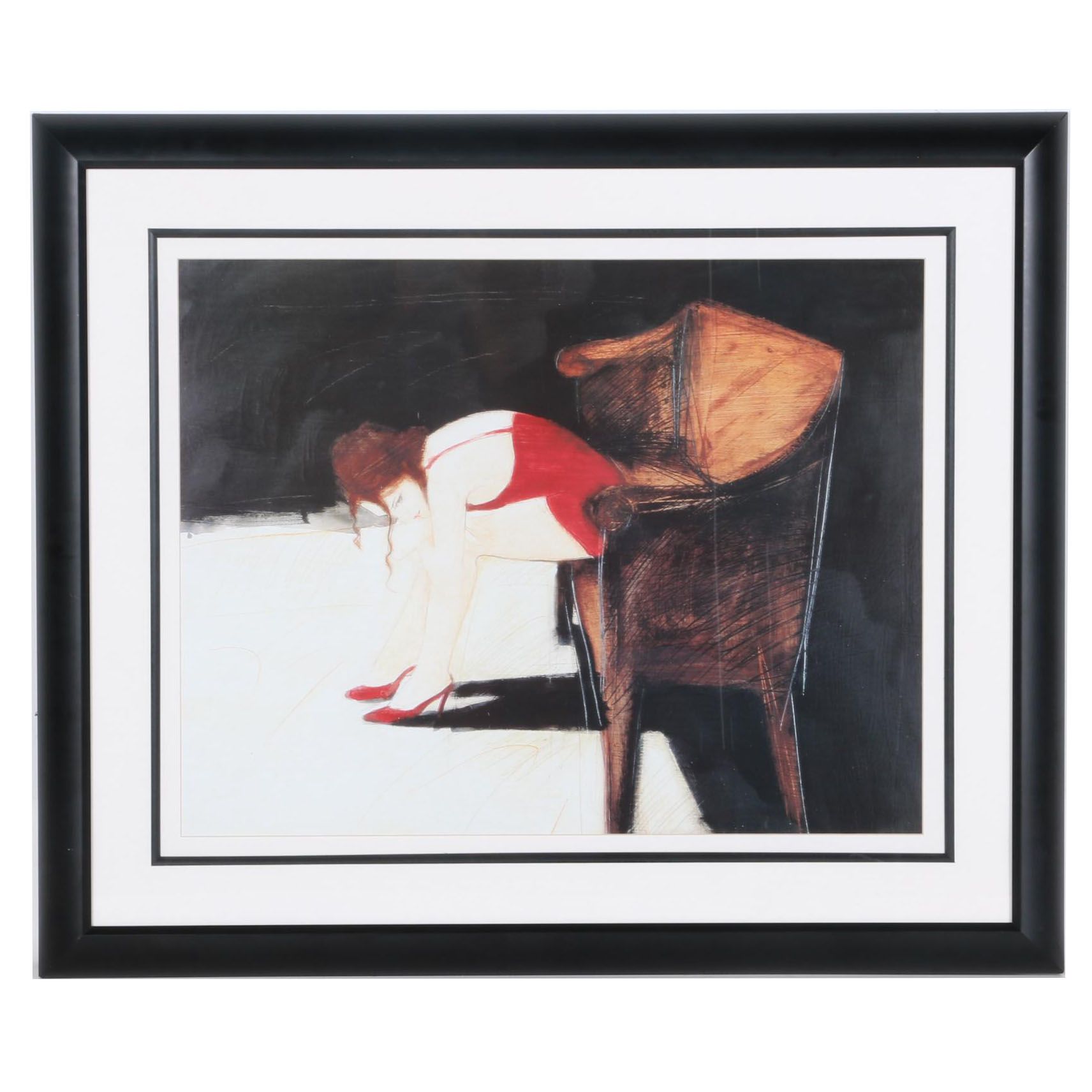 Offset Lithograph After Fabio Calvetti "Intorno a te"