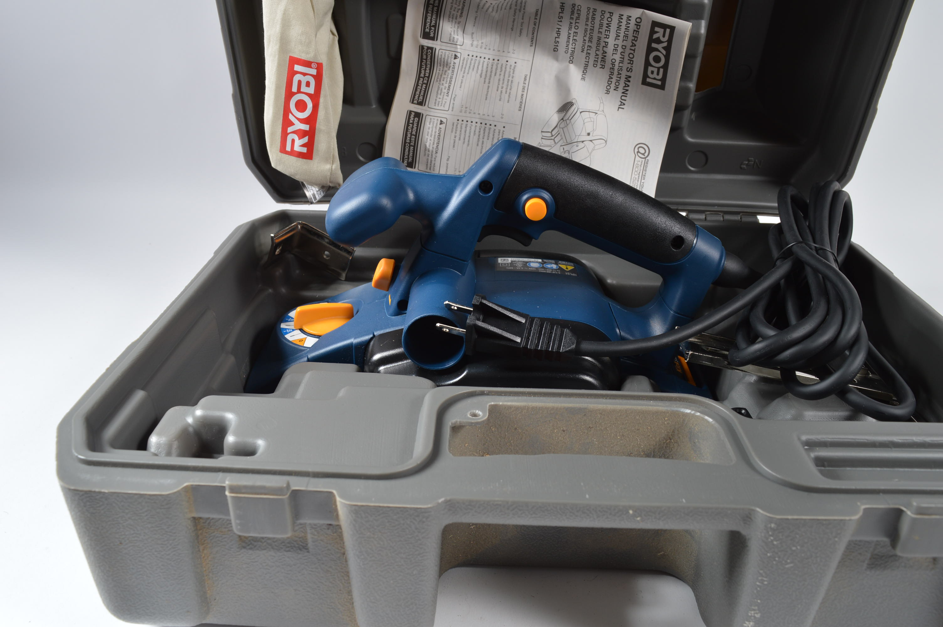 New Ryobi Model HPL51 Electric Hand Planer with Case