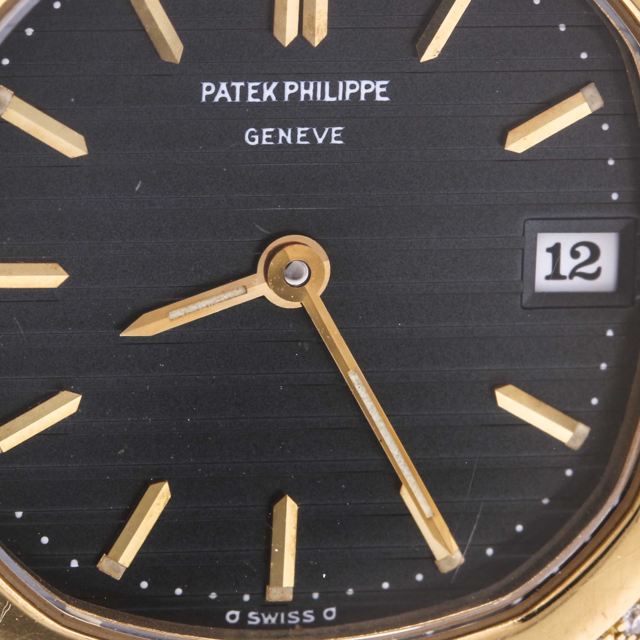 Patek Philippe Nautilus 18K Yellow Gold and Stainless Steel Diamond Watch