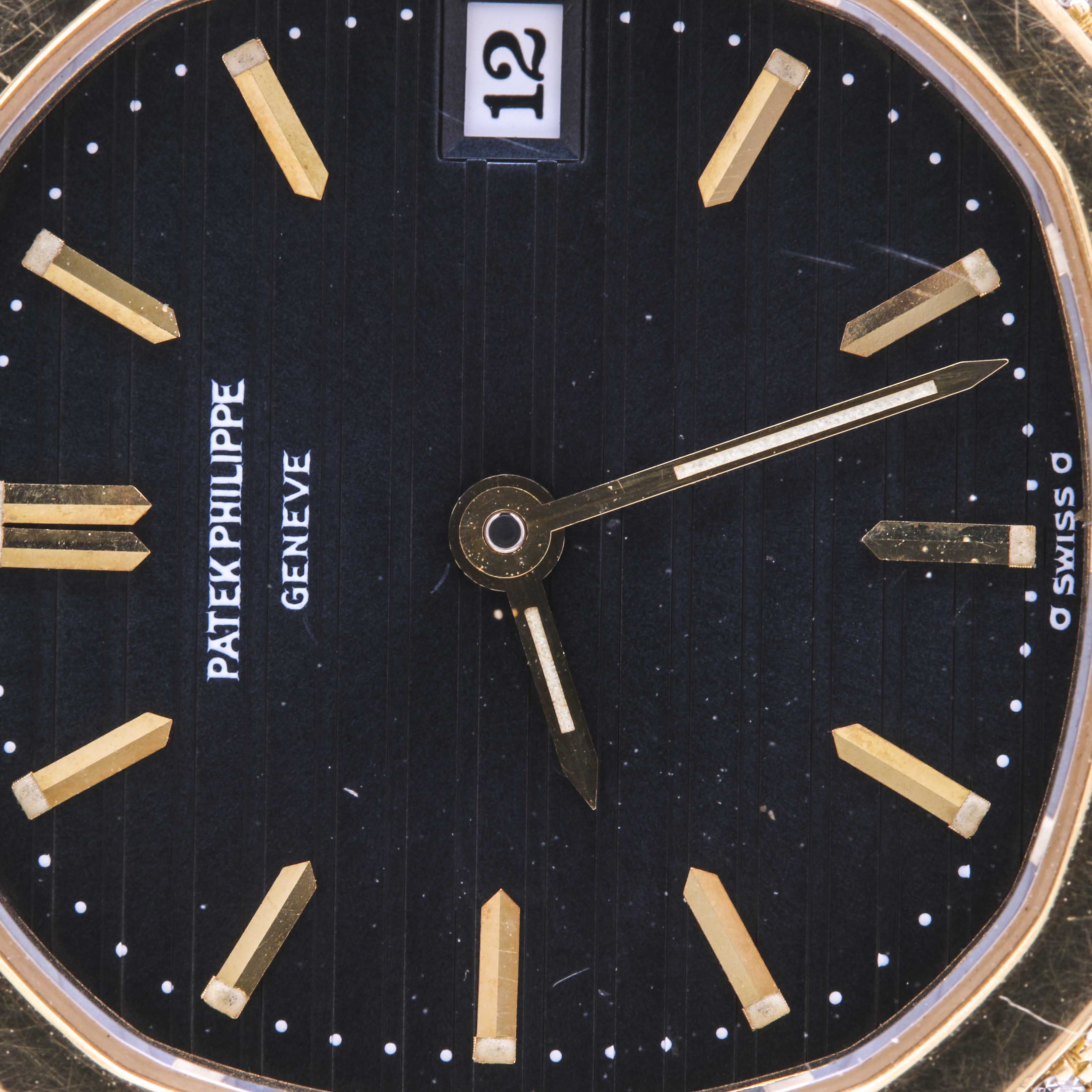 Patek Philippe Nautilus 18K Yellow Gold and Stainless Steel Diamond Watch