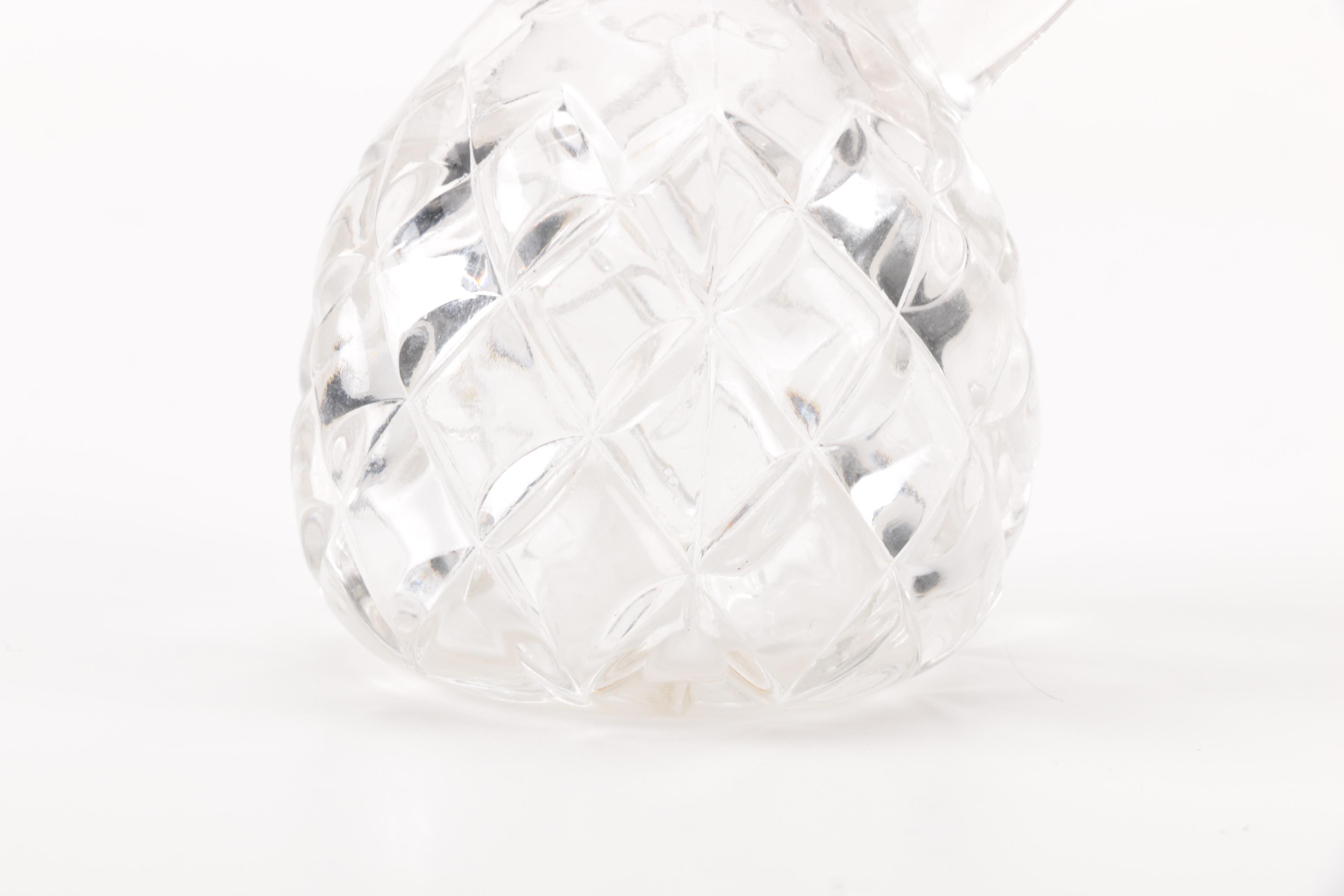 Pair of Pressed Glass Cruets