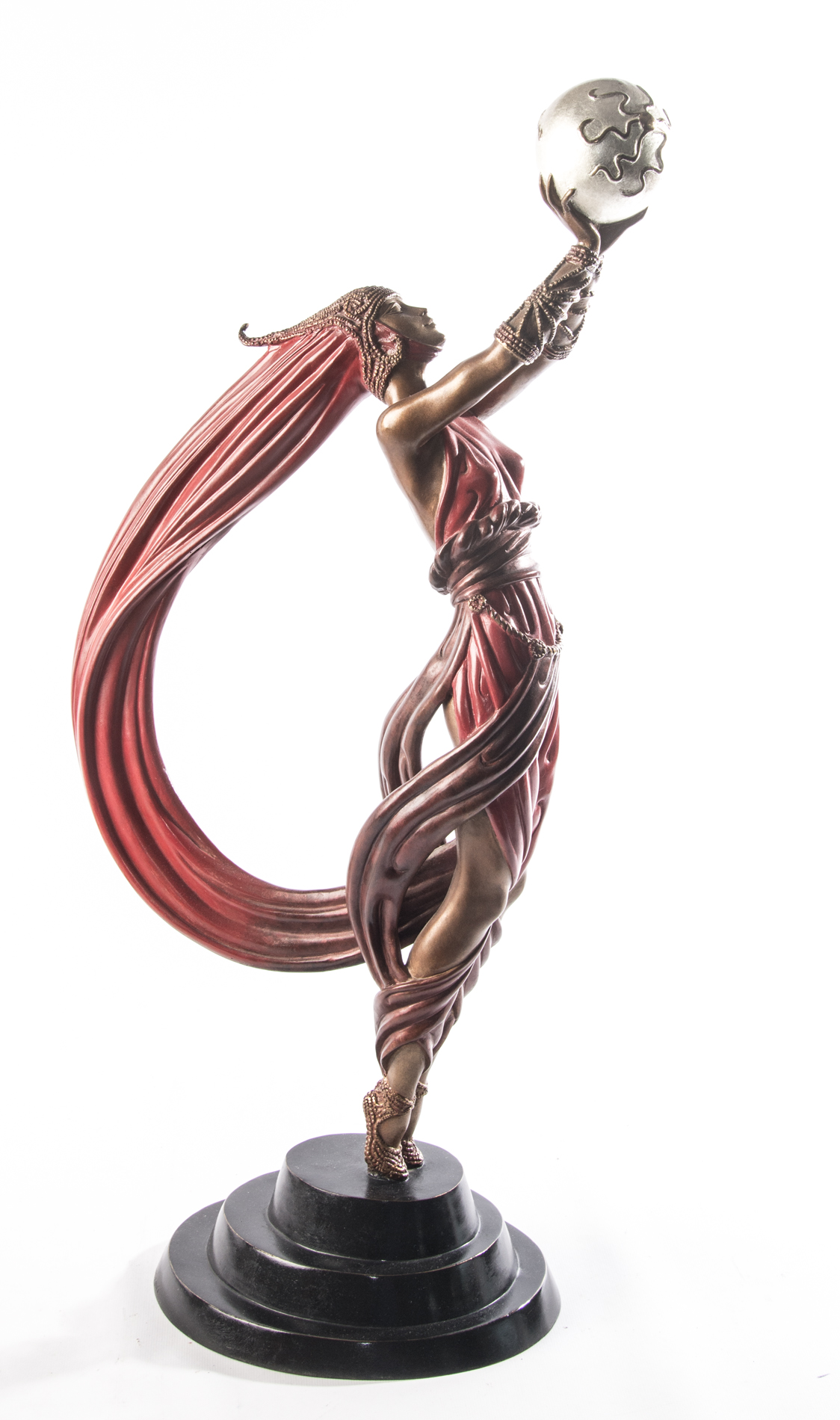 Erté Limited Edition Bronze Sculpture "The Globe"