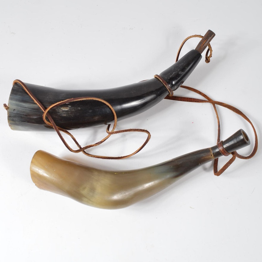 Pair of Powder Horns