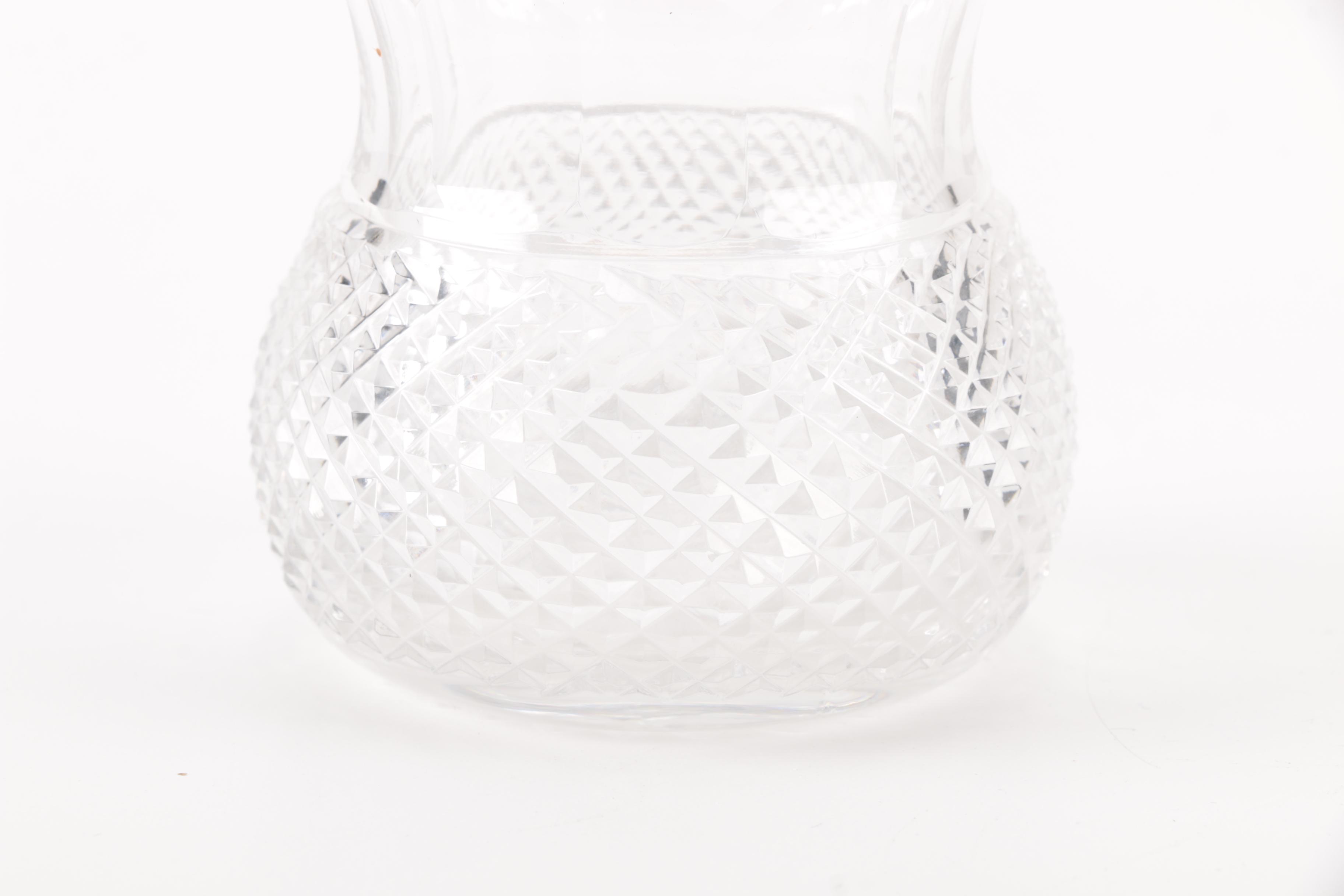 Edinburgh Crystal "Thistle Cut" Whiskey and Others