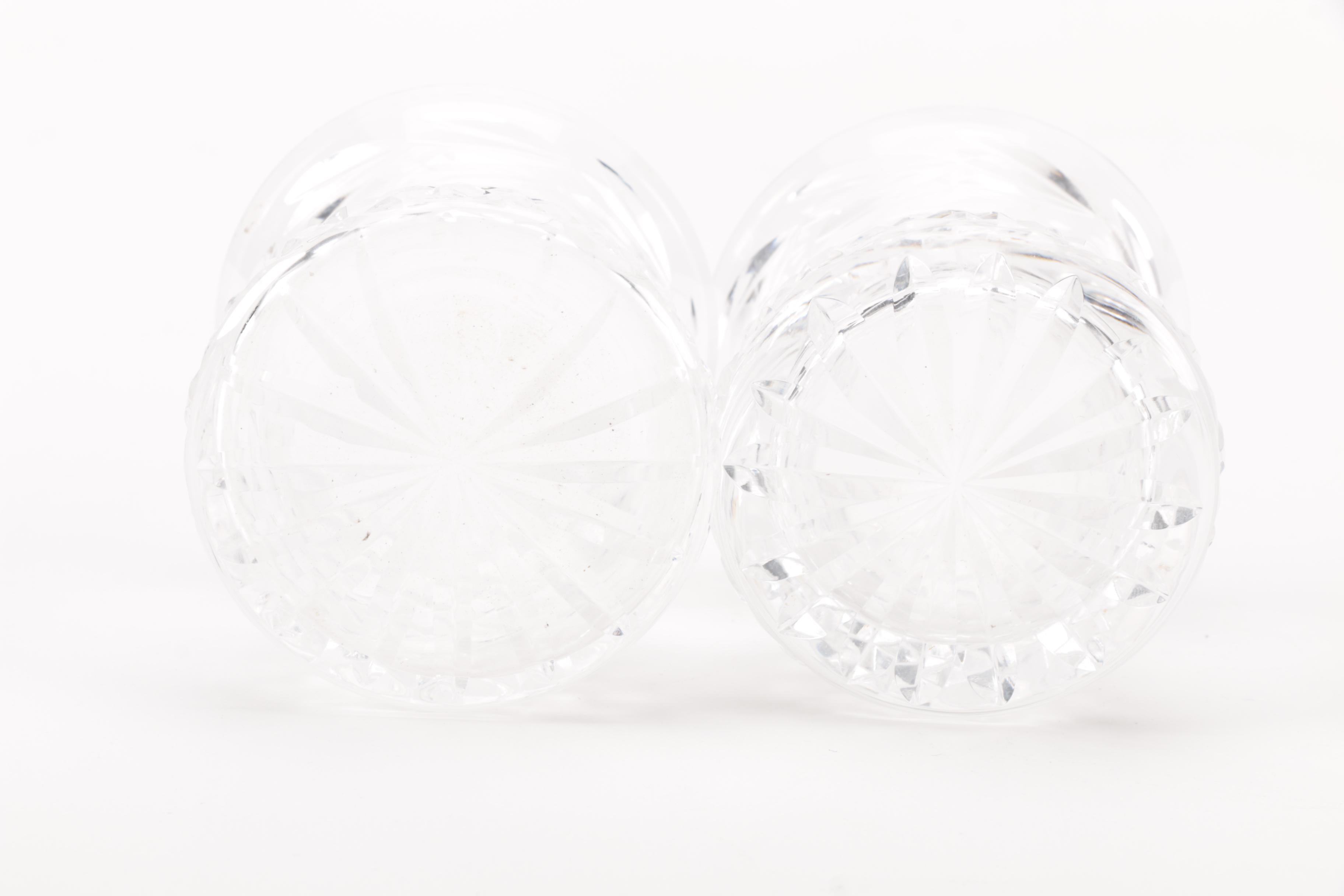 Edinburgh Crystal "Thistle Cut" Whiskey and Others