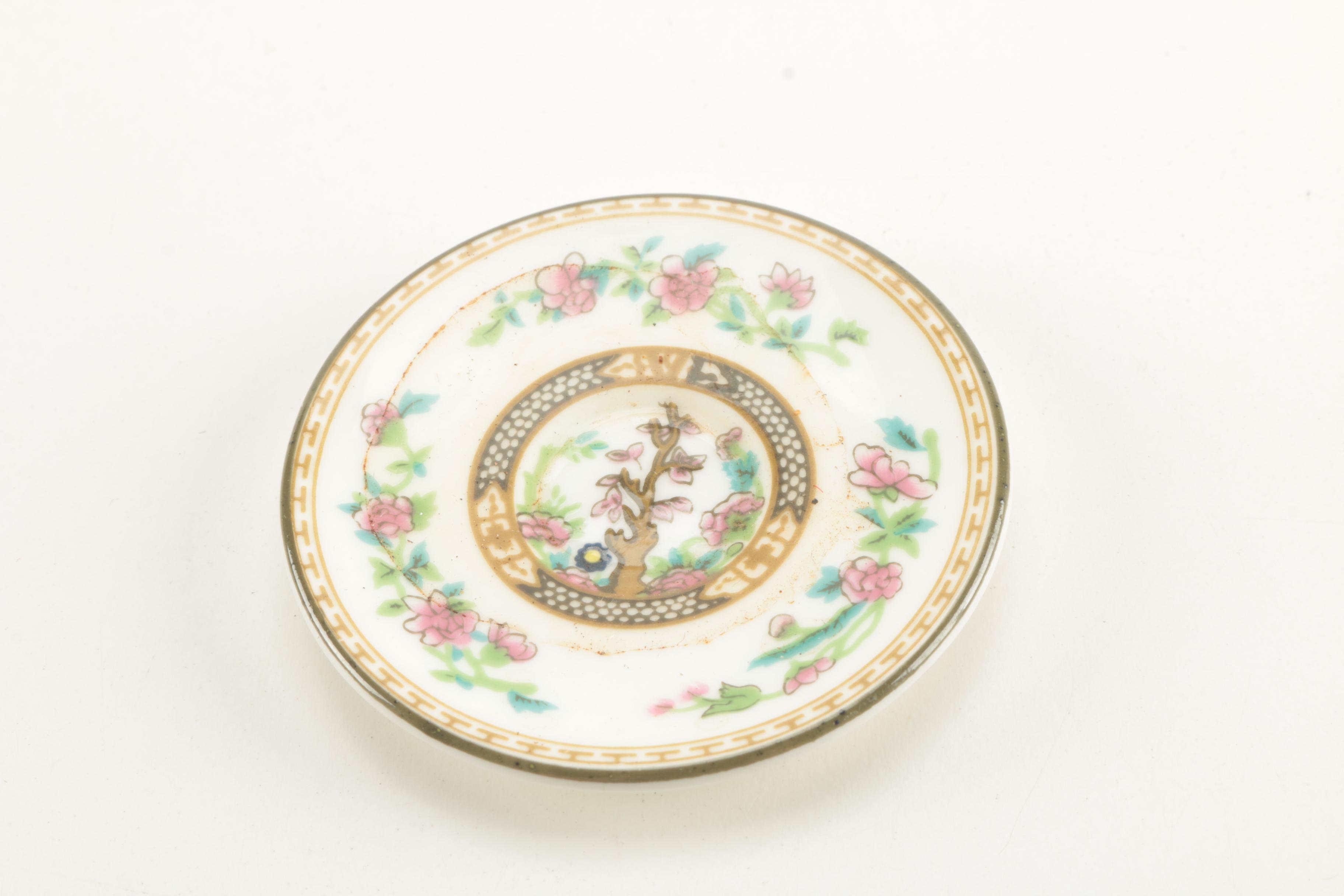 Miniature "Indian Tree" Tea Set by Coalport