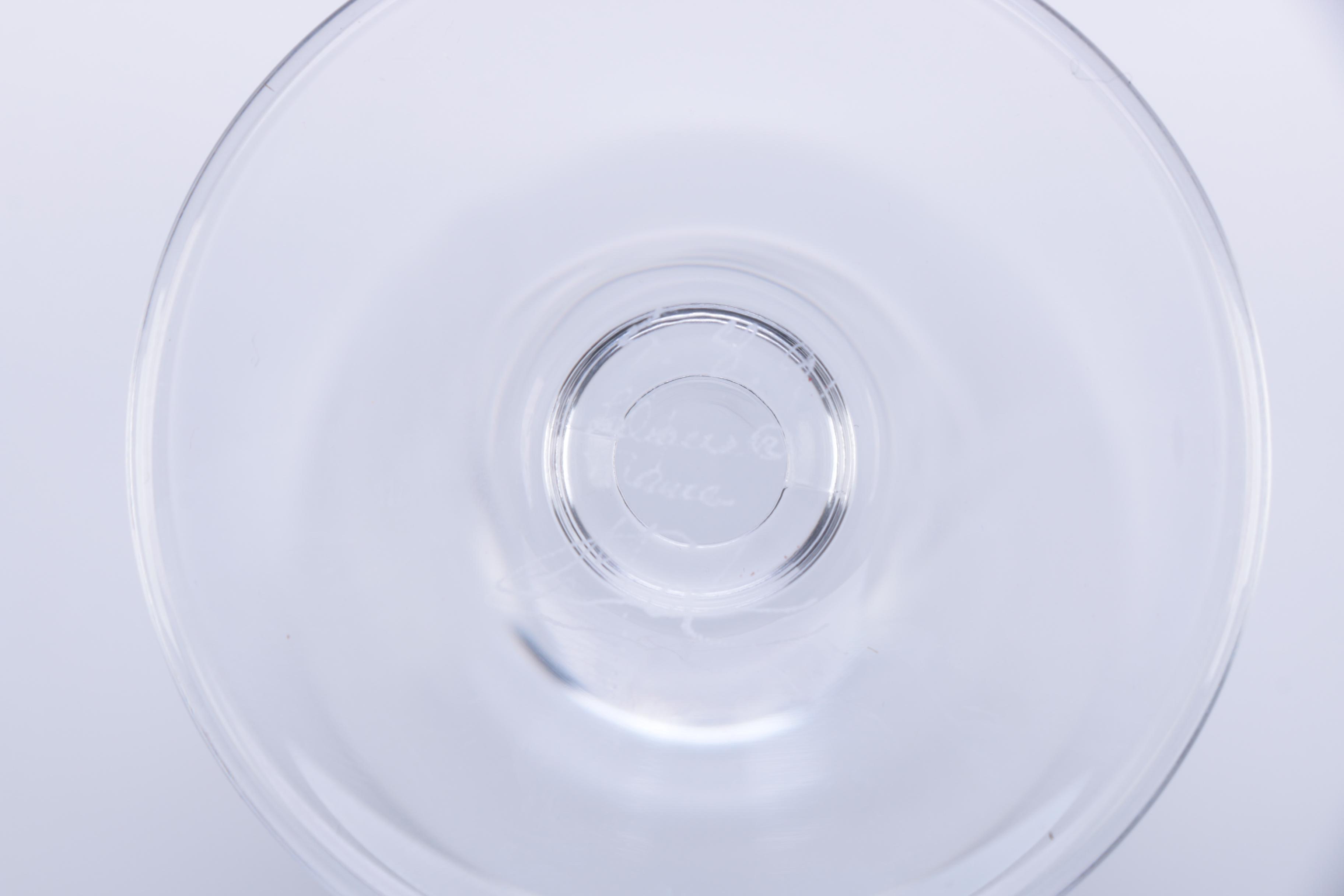 Pair of Lalique "Angel" Champagne Flutes