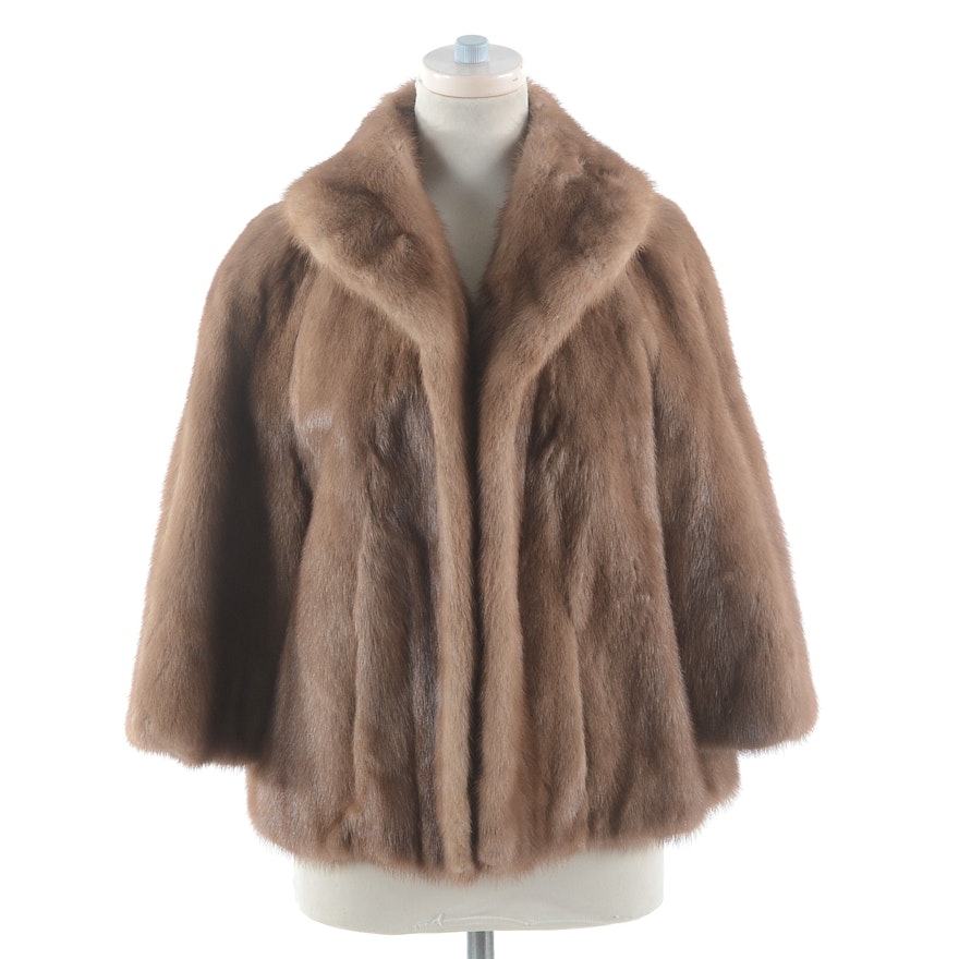 Vintage EMBA Pastel Mink Fur Jacket