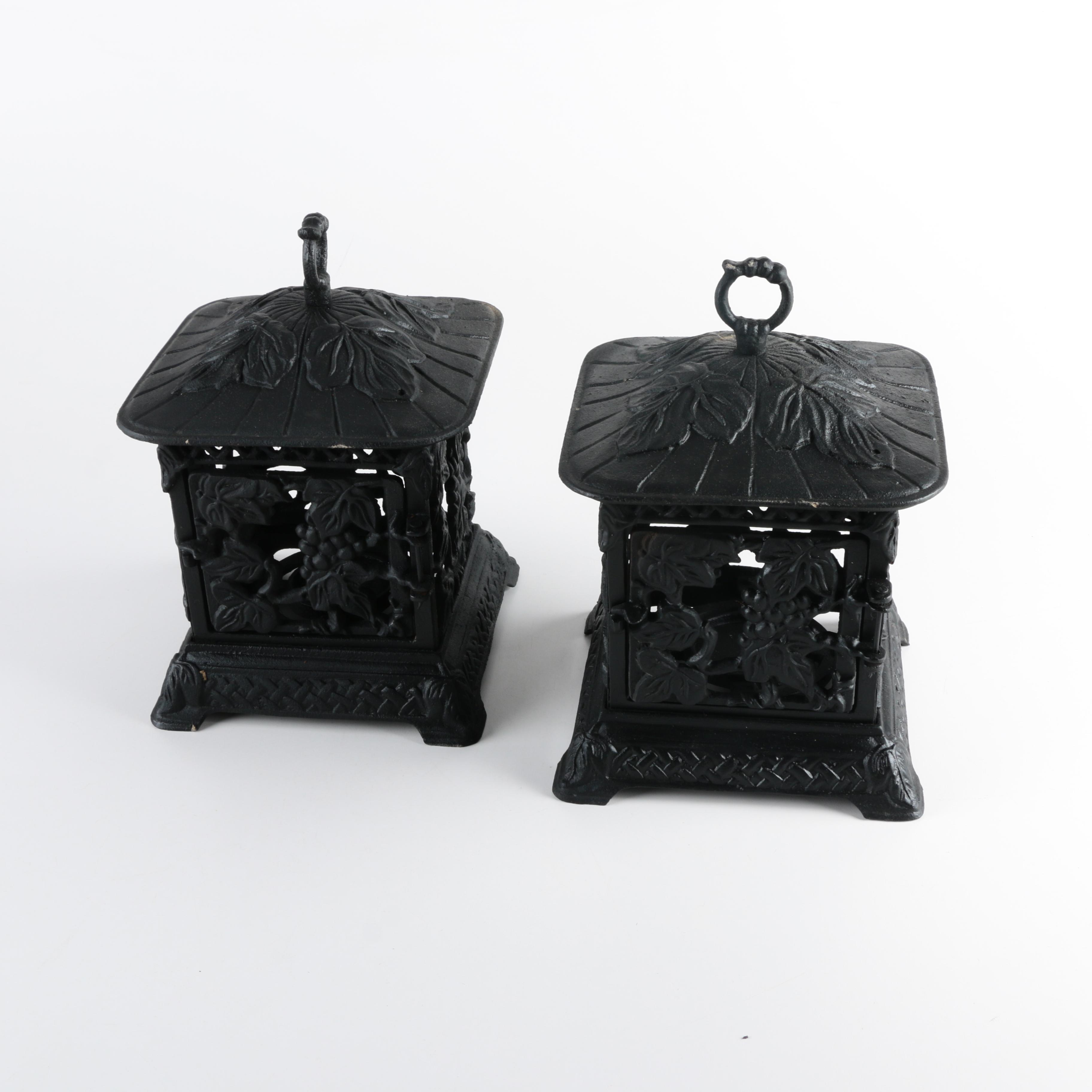 Cast Iron Candle Lanterns