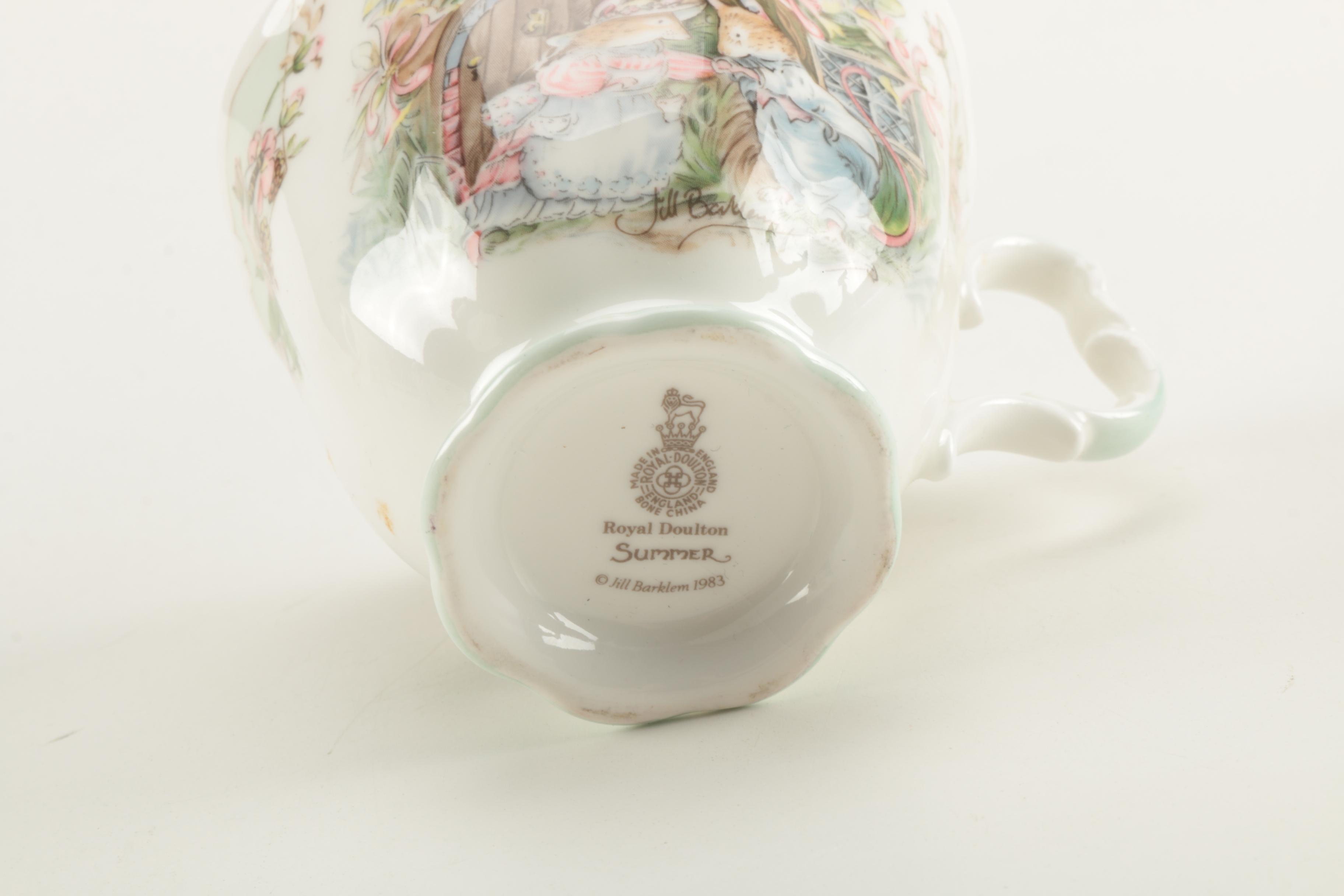 Royal Doulton "Brambly Hedge Summer" Tableware