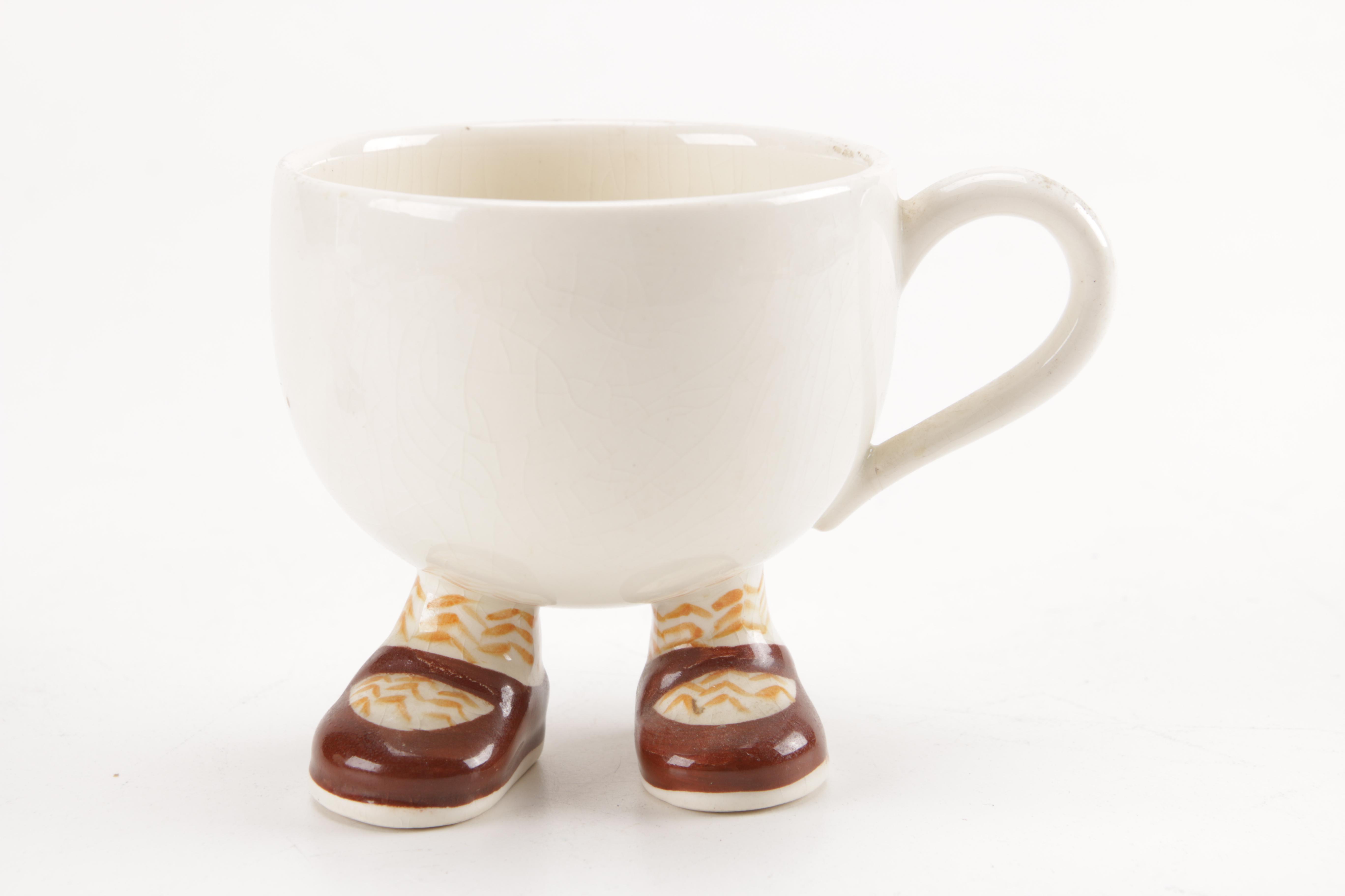 Vintage Carlton Walking Ware Egg Cup and Teacup