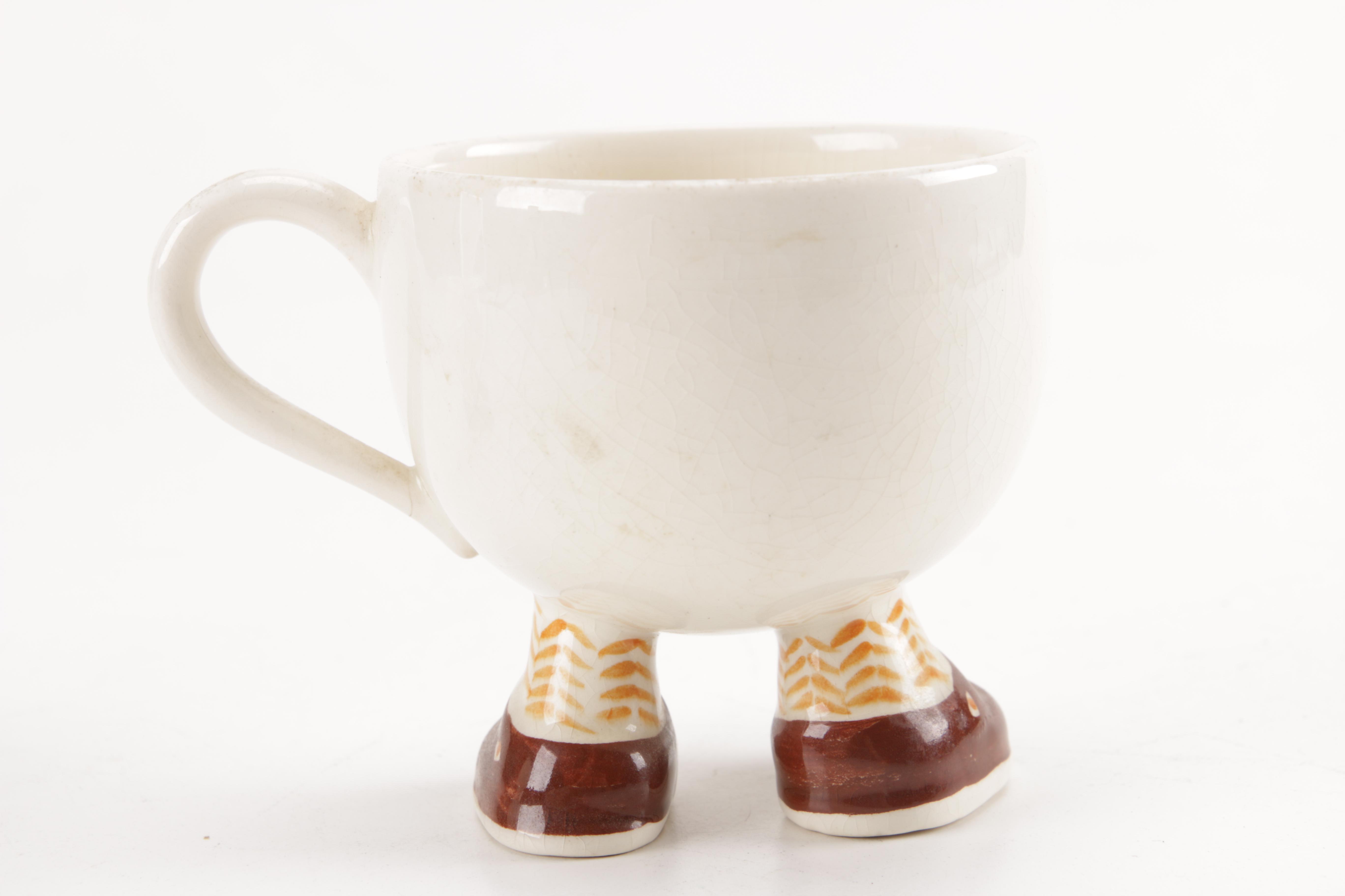 Vintage Carlton Walking Ware Egg Cup and Teacup
