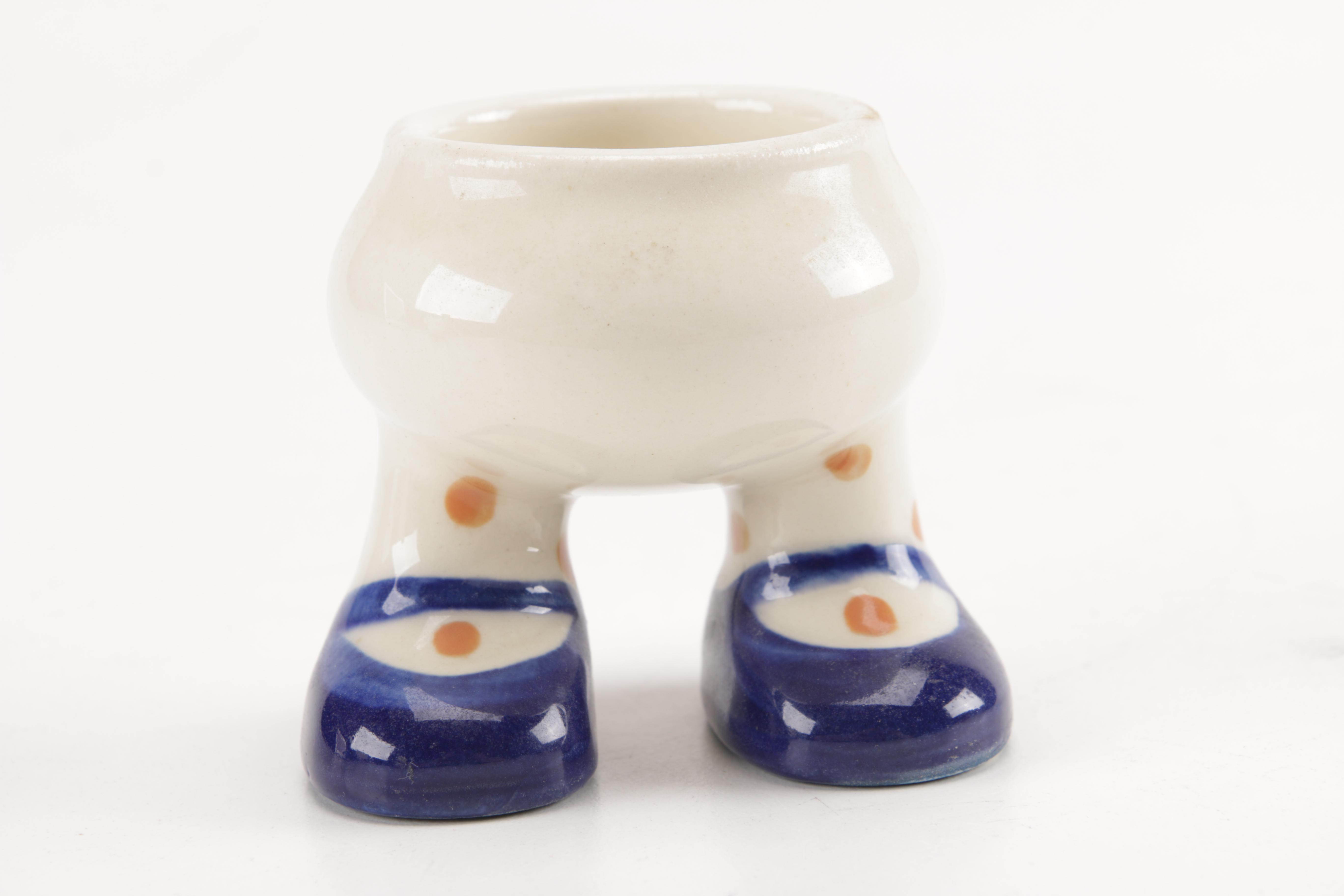 Vintage Carlton Walking Ware Egg Cup and Teacup