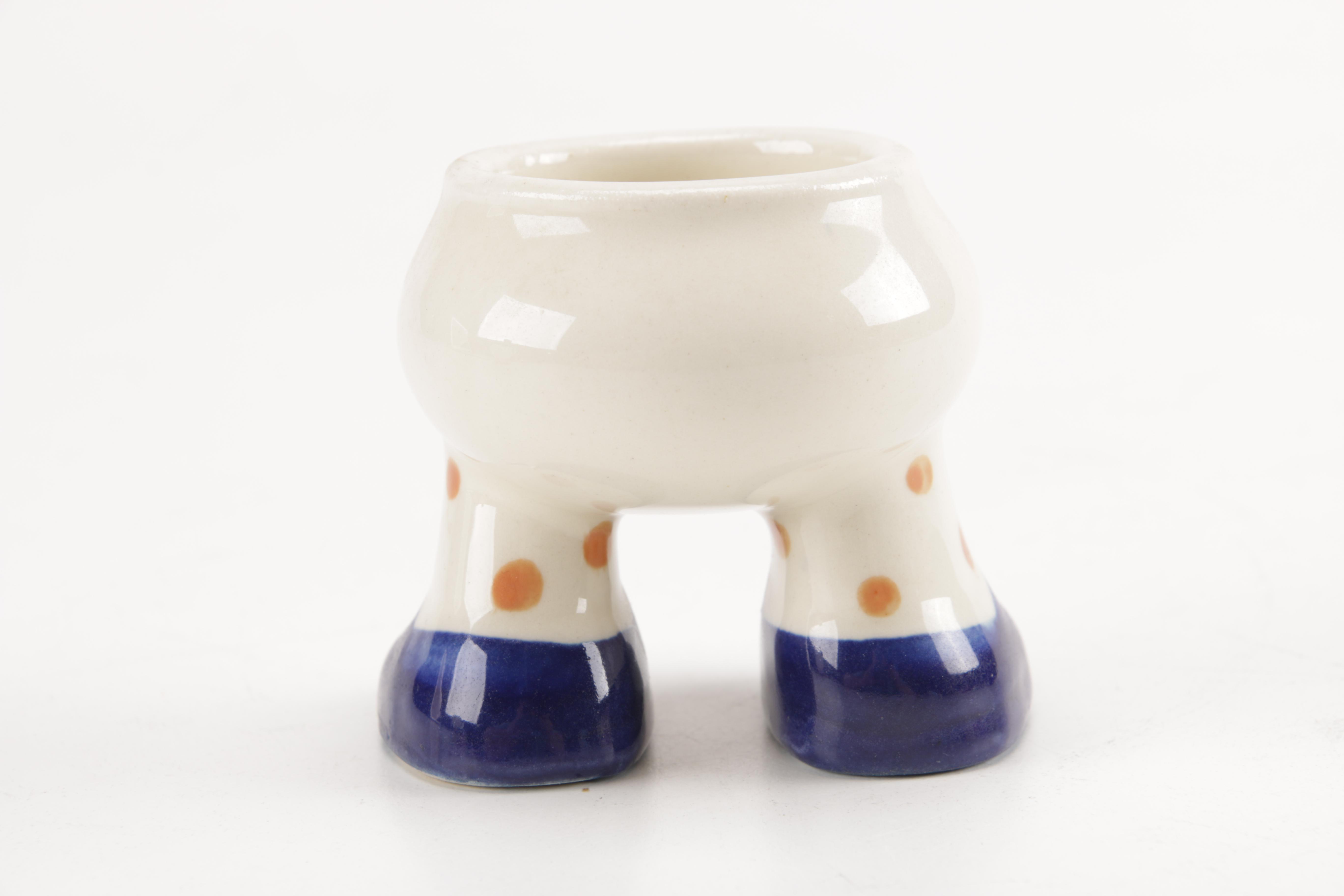 Vintage Carlton Walking Ware Egg Cup and Teacup