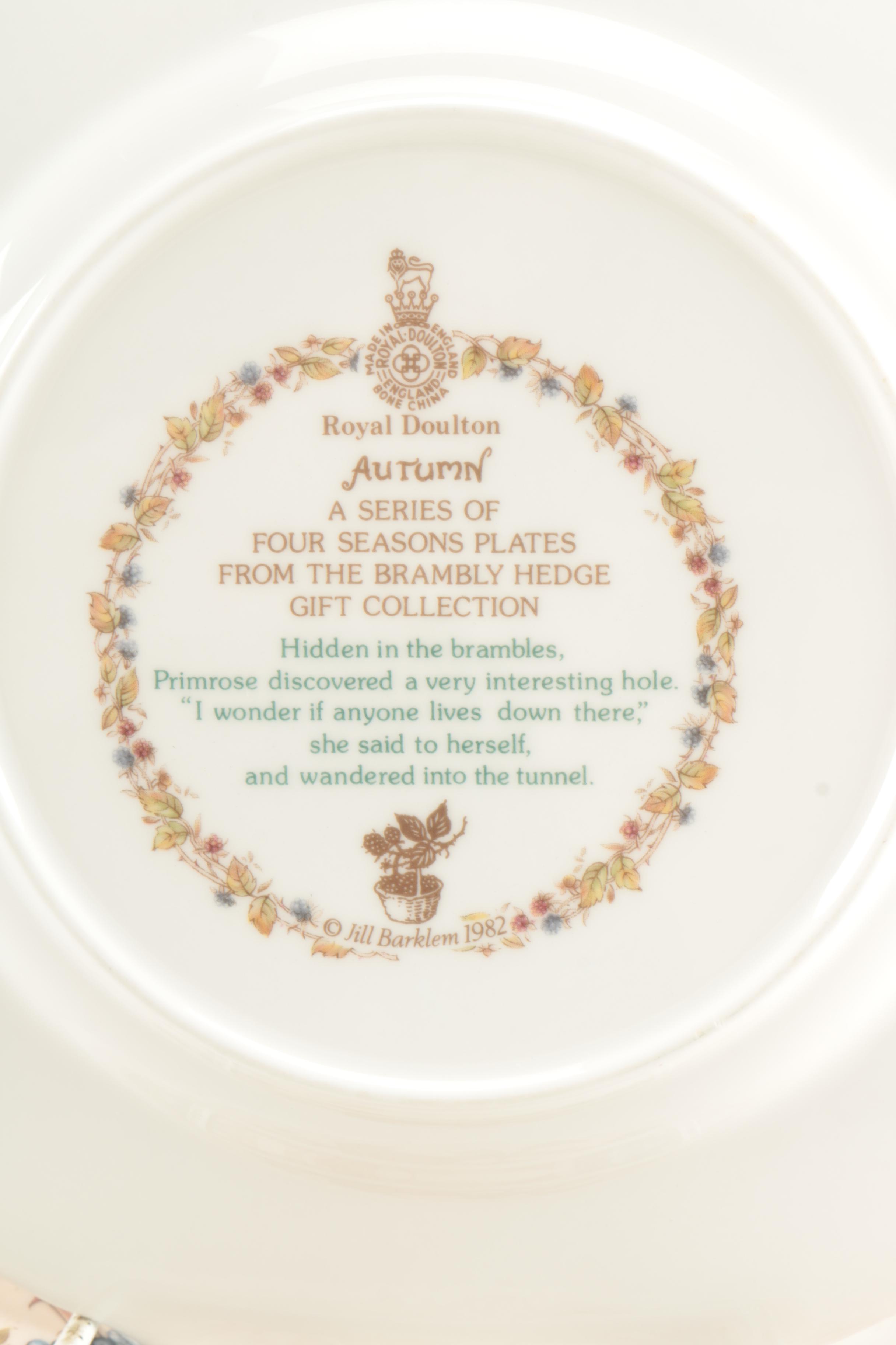 Royal Doulton "Brambly Hedge Autumn" Tableware