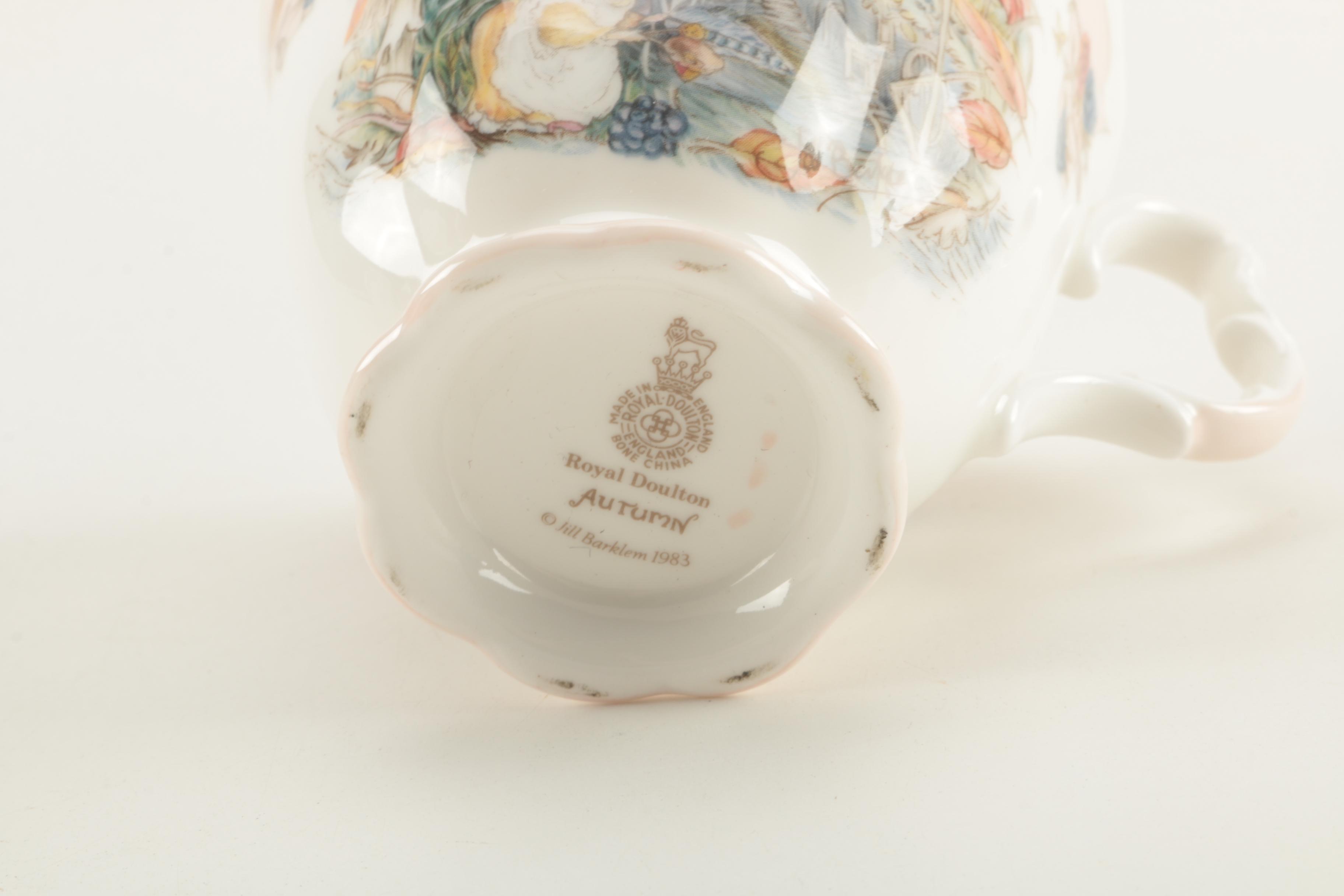 Royal Doulton "Brambly Hedge Autumn" Tableware