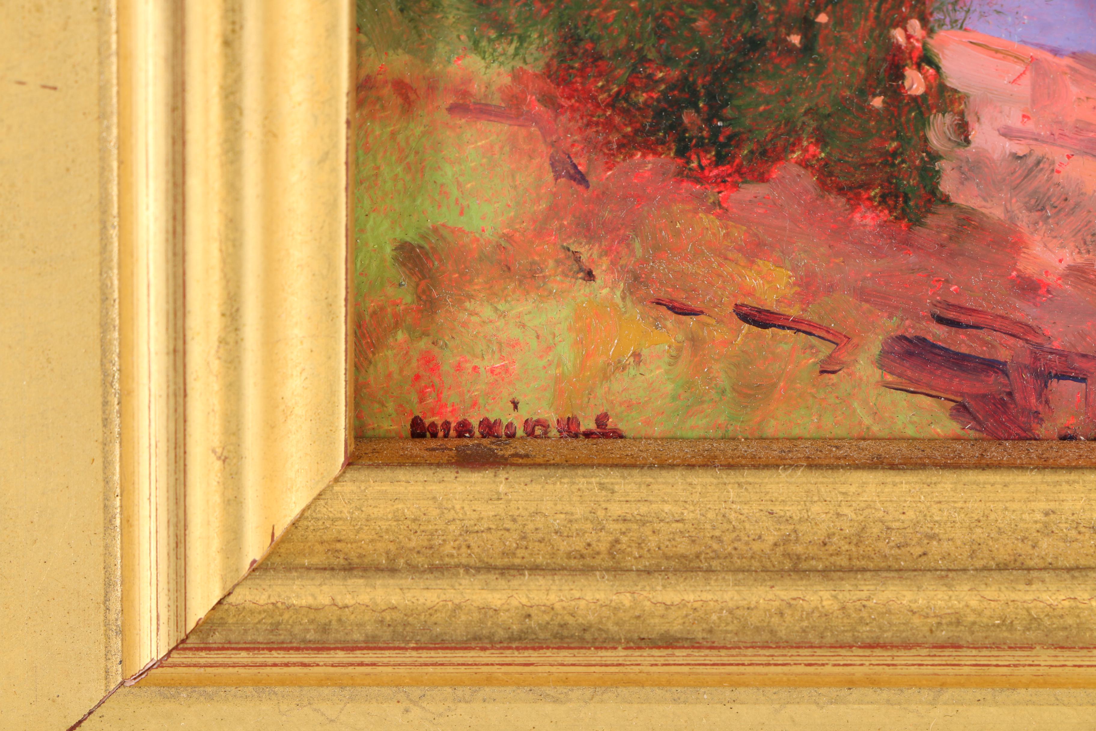 Monique Sakellarios Oil on Board Painting "Ocean Point"