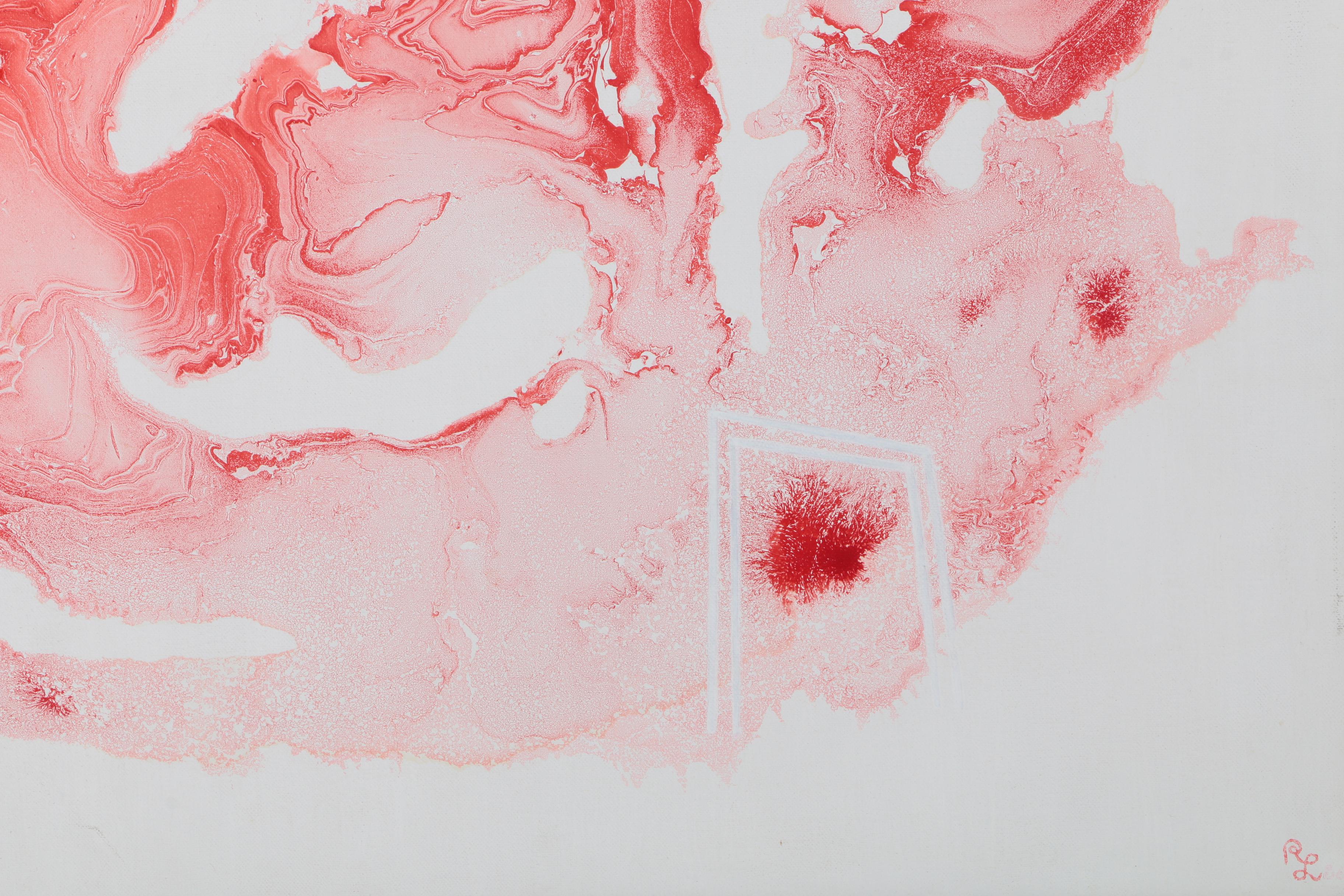 R.J. Lindstrom Mixed Media Painting "Rune of Strength and New Beginnings"