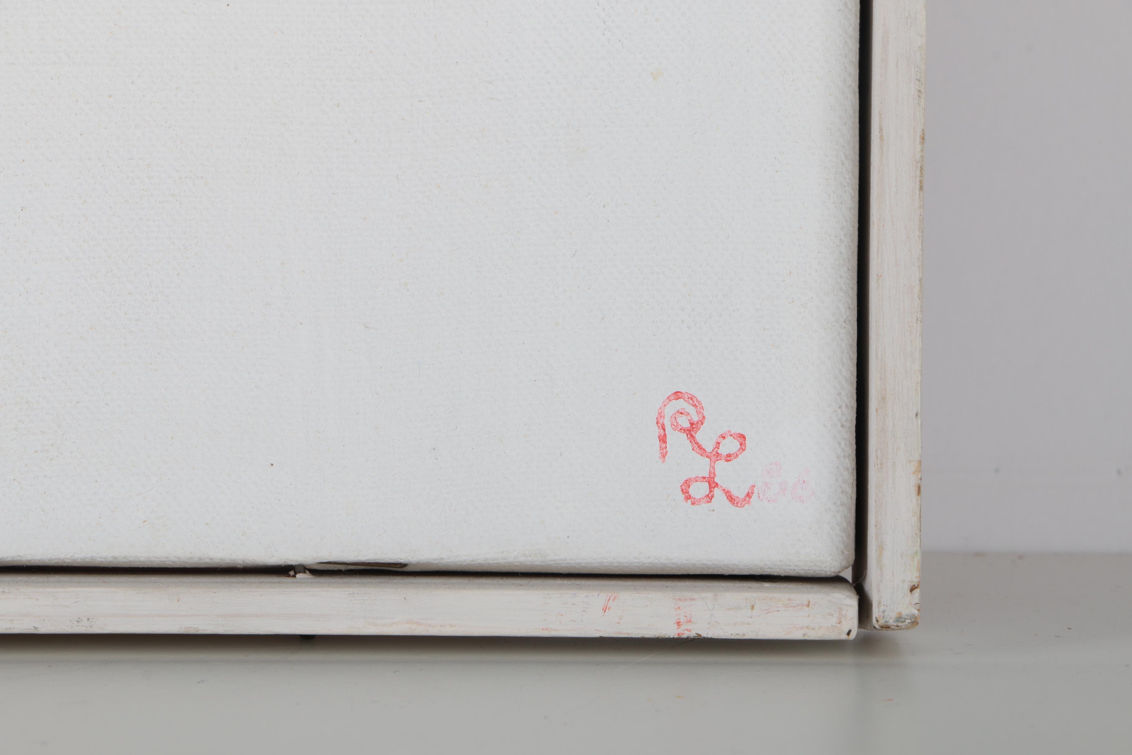 R.J. Lindstrom Mixed Media Painting "Rune of Strength and New Beginnings"