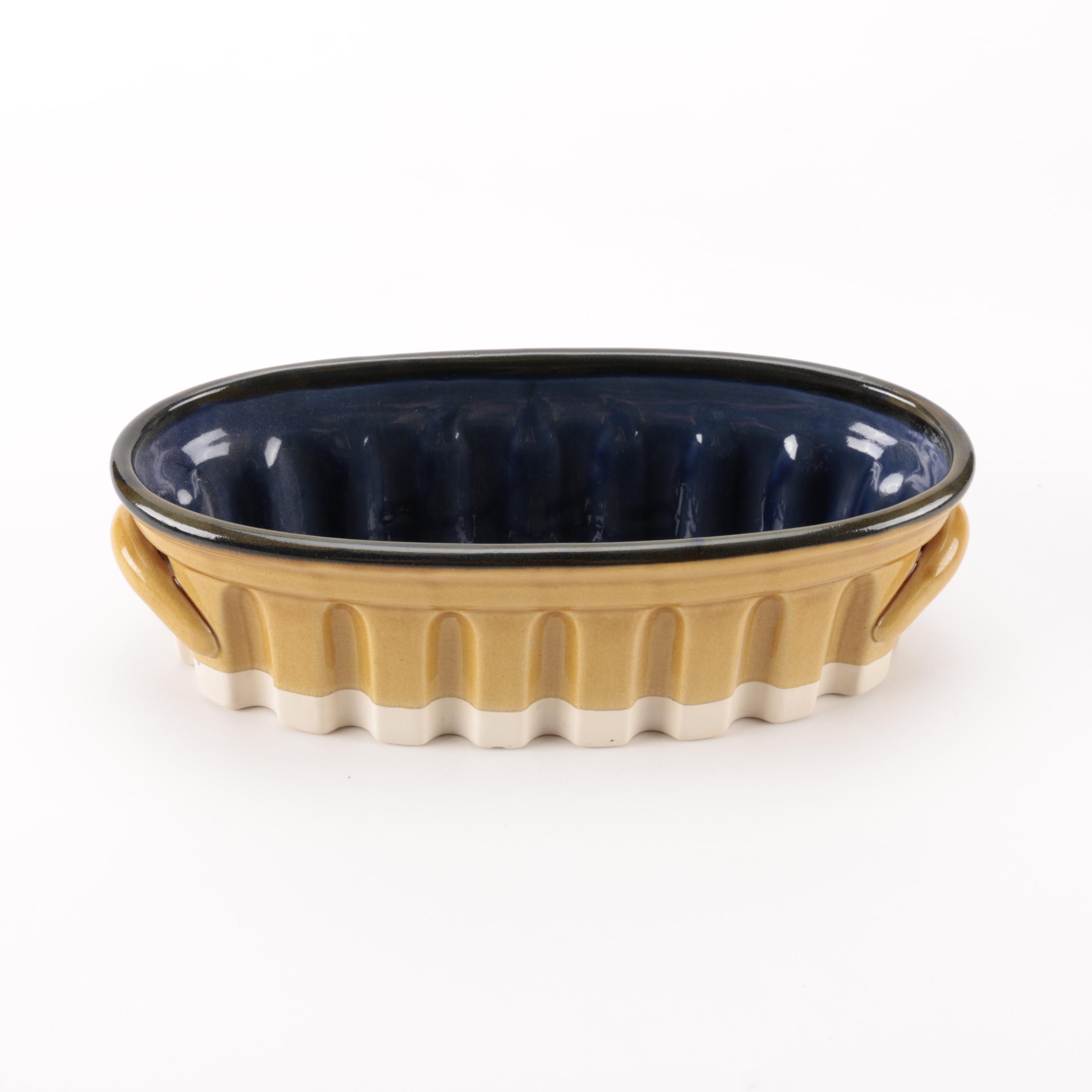 Barakonyi Oval Shaped Pottery Bowl