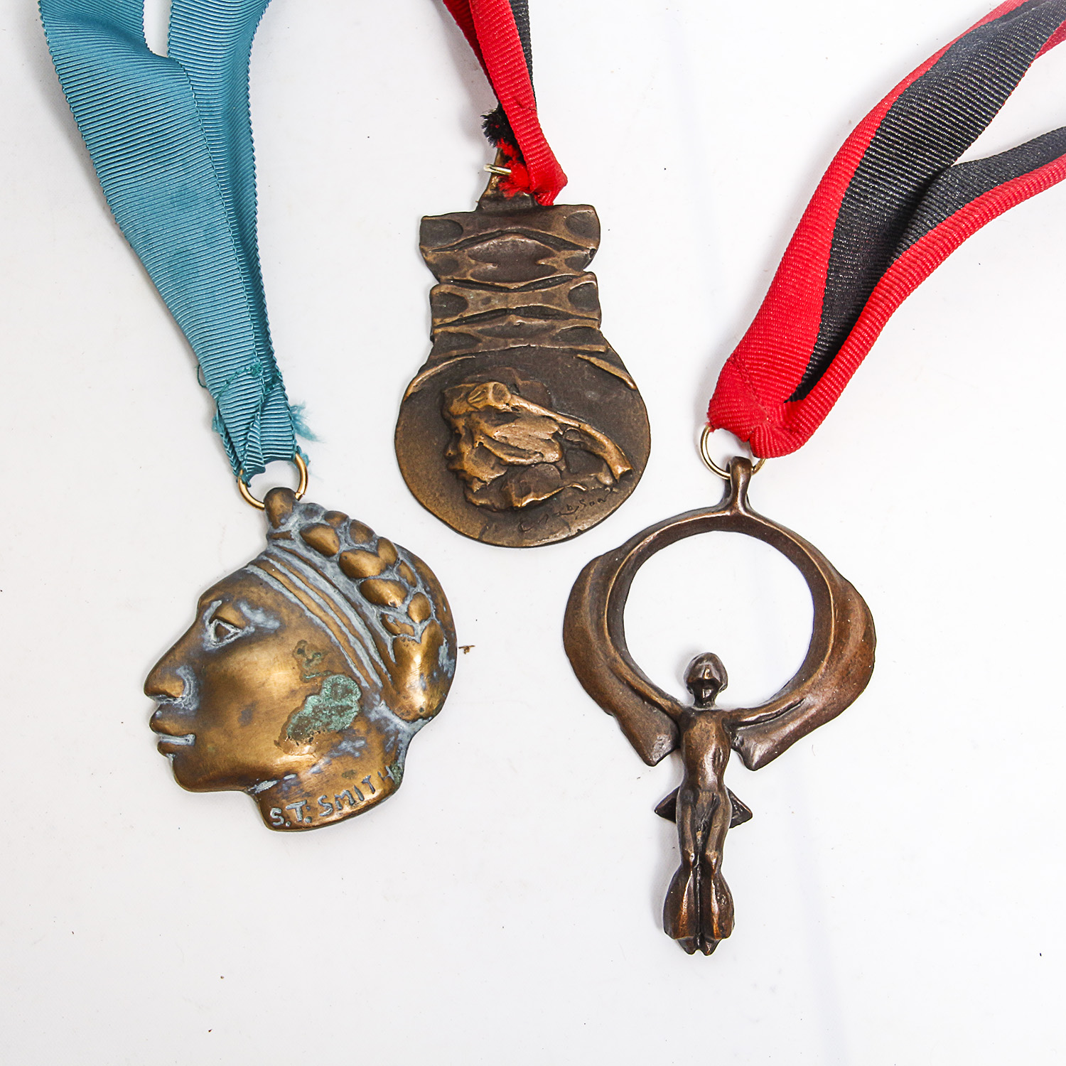 Bronze Award Medals From The National Academy of Western Art