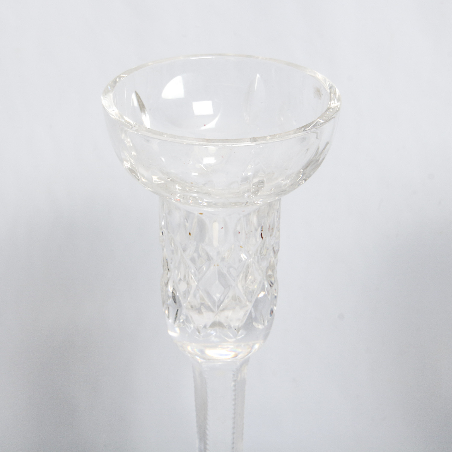 Vintage Pressed Glass Candeholders