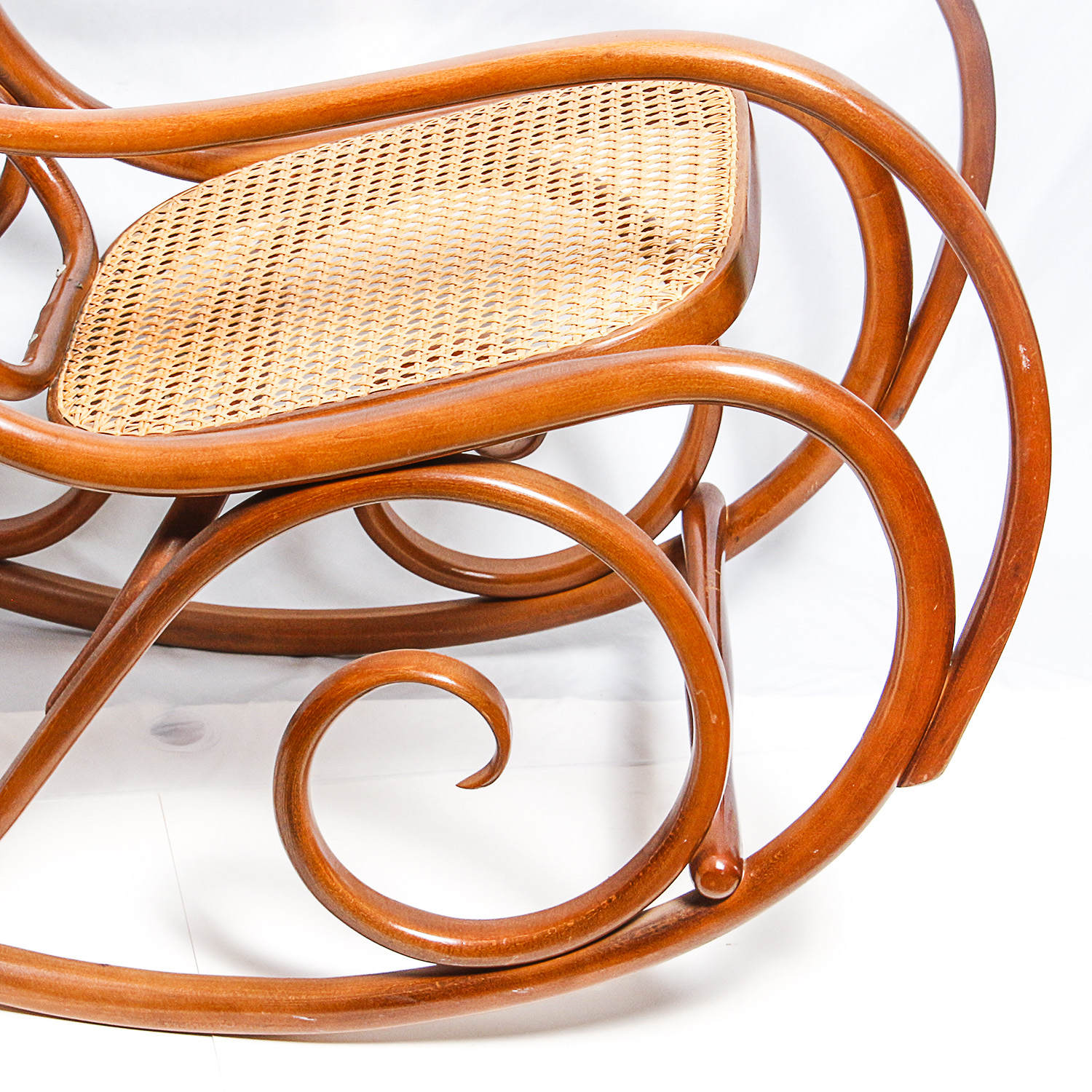 Bentwood and Cane Rocking Chair