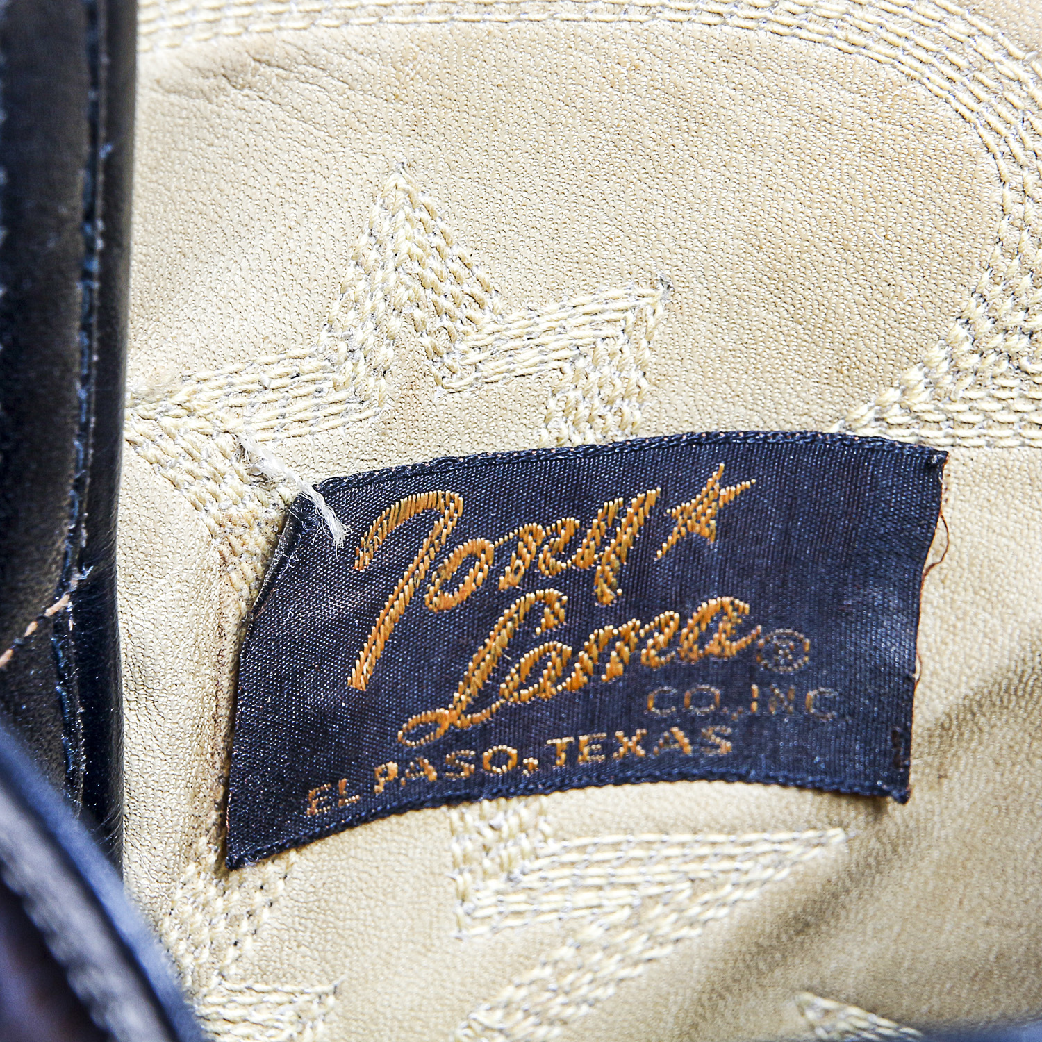 Black Tony Lama Lizard Cowboy Boots