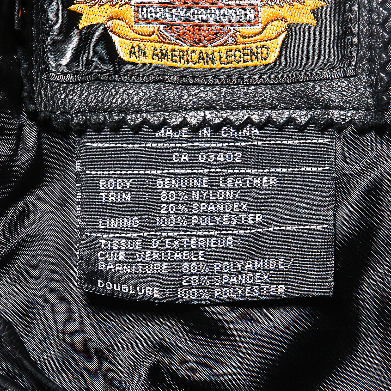 Women's Harley Davidson Leather Riding Chaps