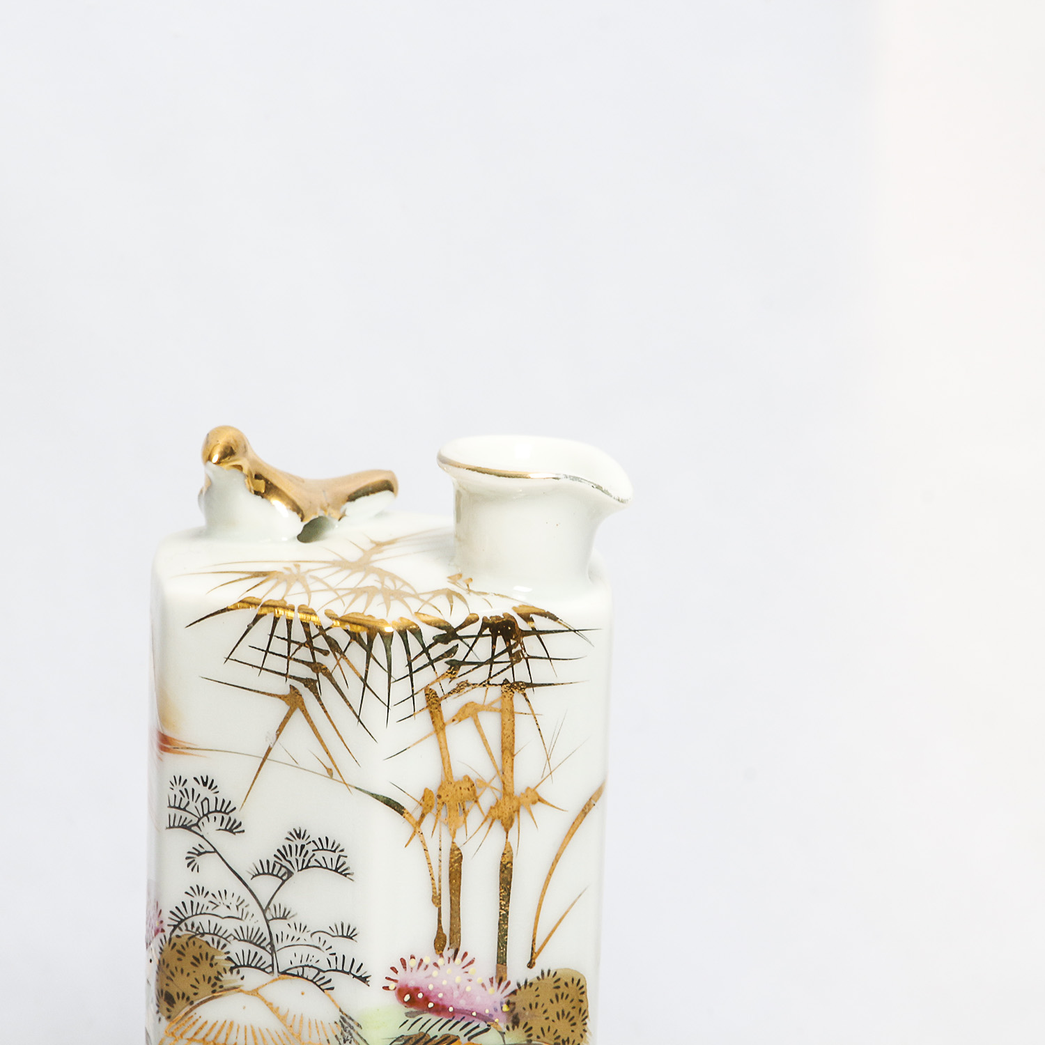 Vintage Kuiani Japanese Porcelain Sake Set