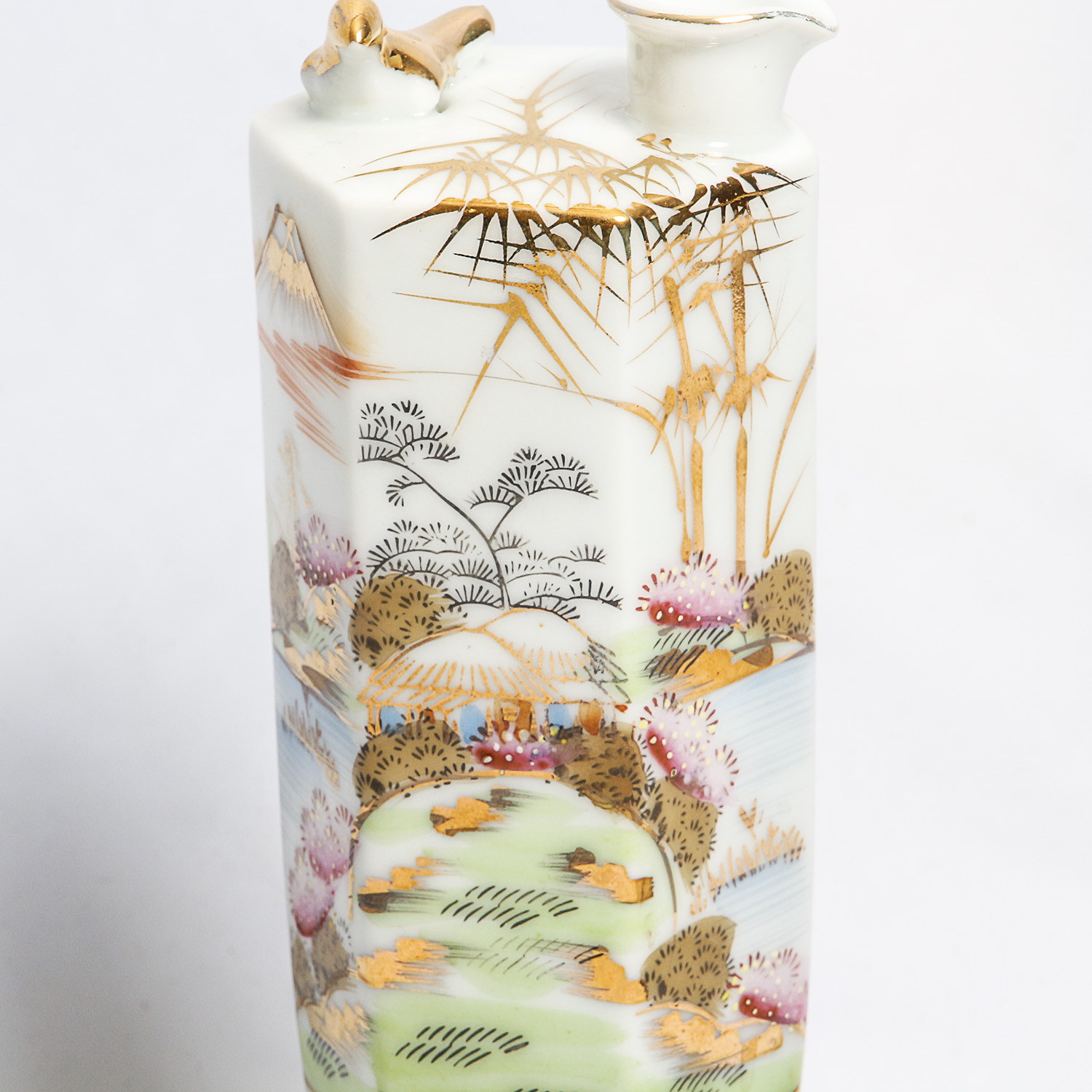 Vintage Kuiani Japanese Porcelain Sake Set