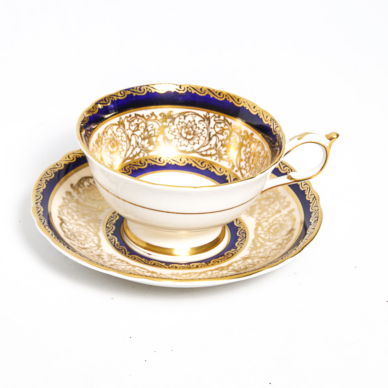 Vintage Teacups and Matching Saucers