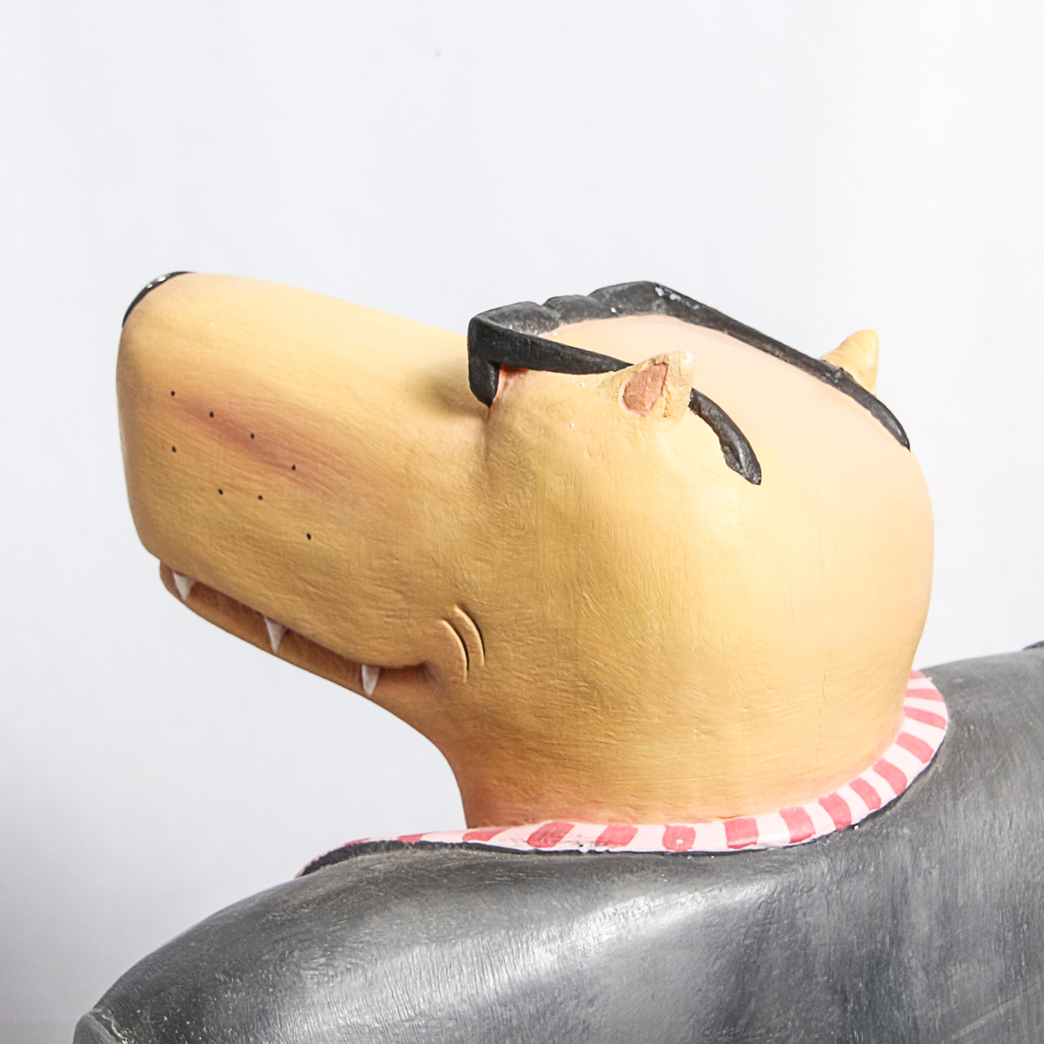 Large Markus Pierson Signed Sculpture of Dancing Dog Couple