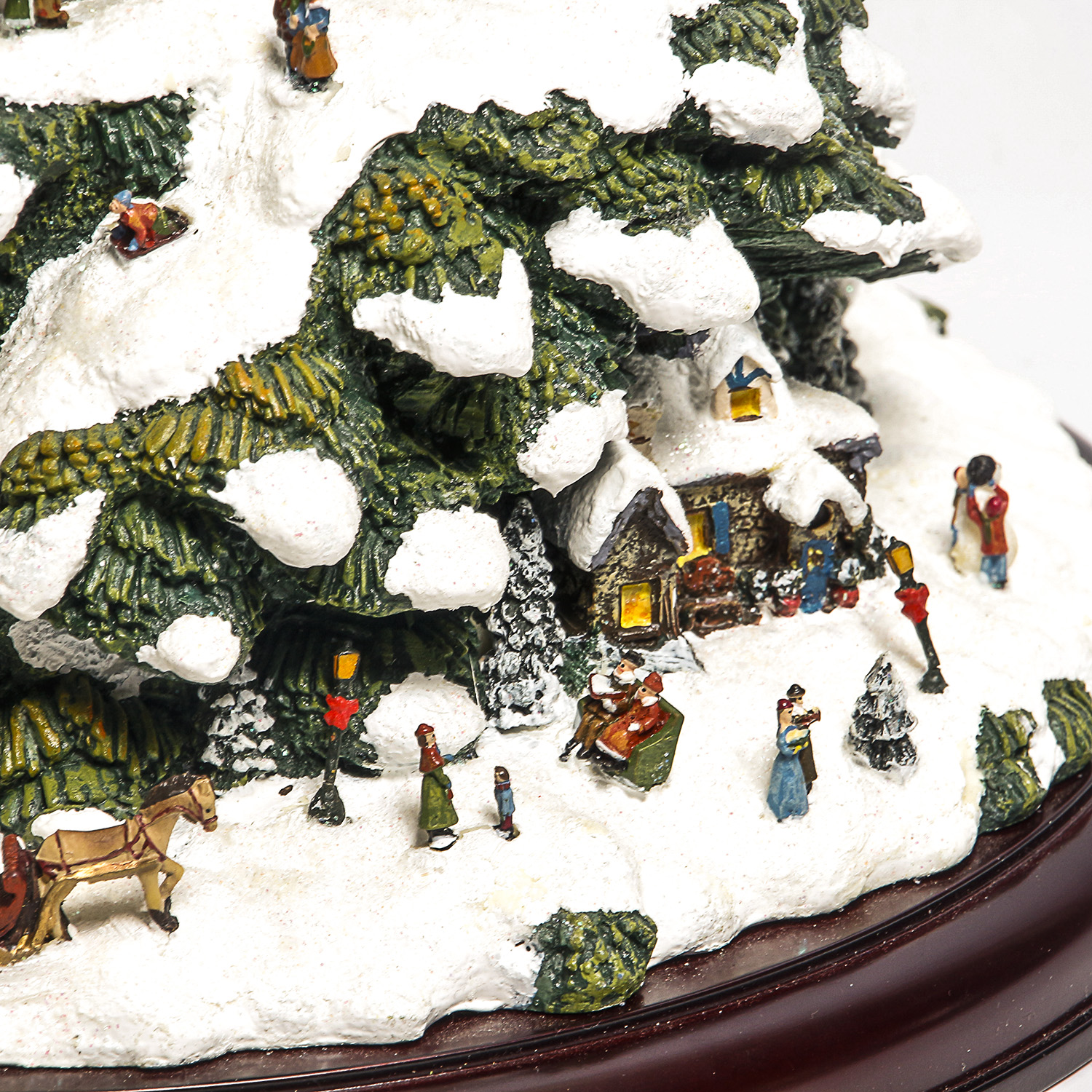 Thomas Kinkade "Village Christmas" Illuminated Tree