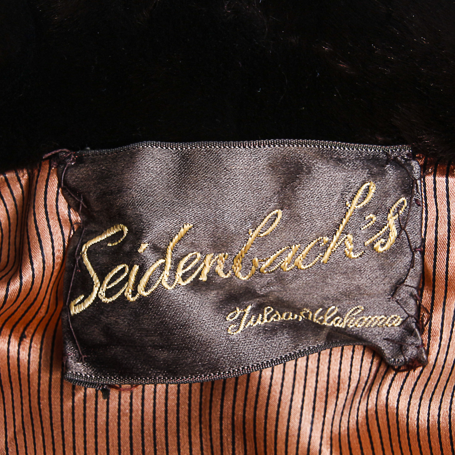 Vintage Chocolate Brown Mouton Bolero