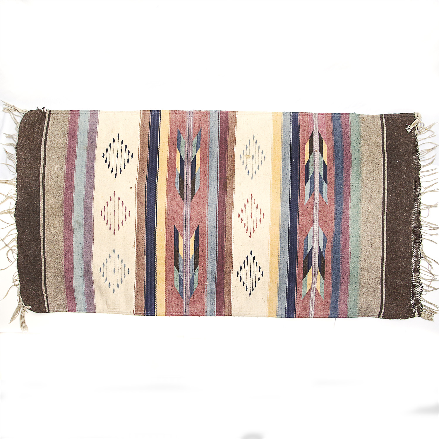 Handwoven Southwestern Style Wool Rug