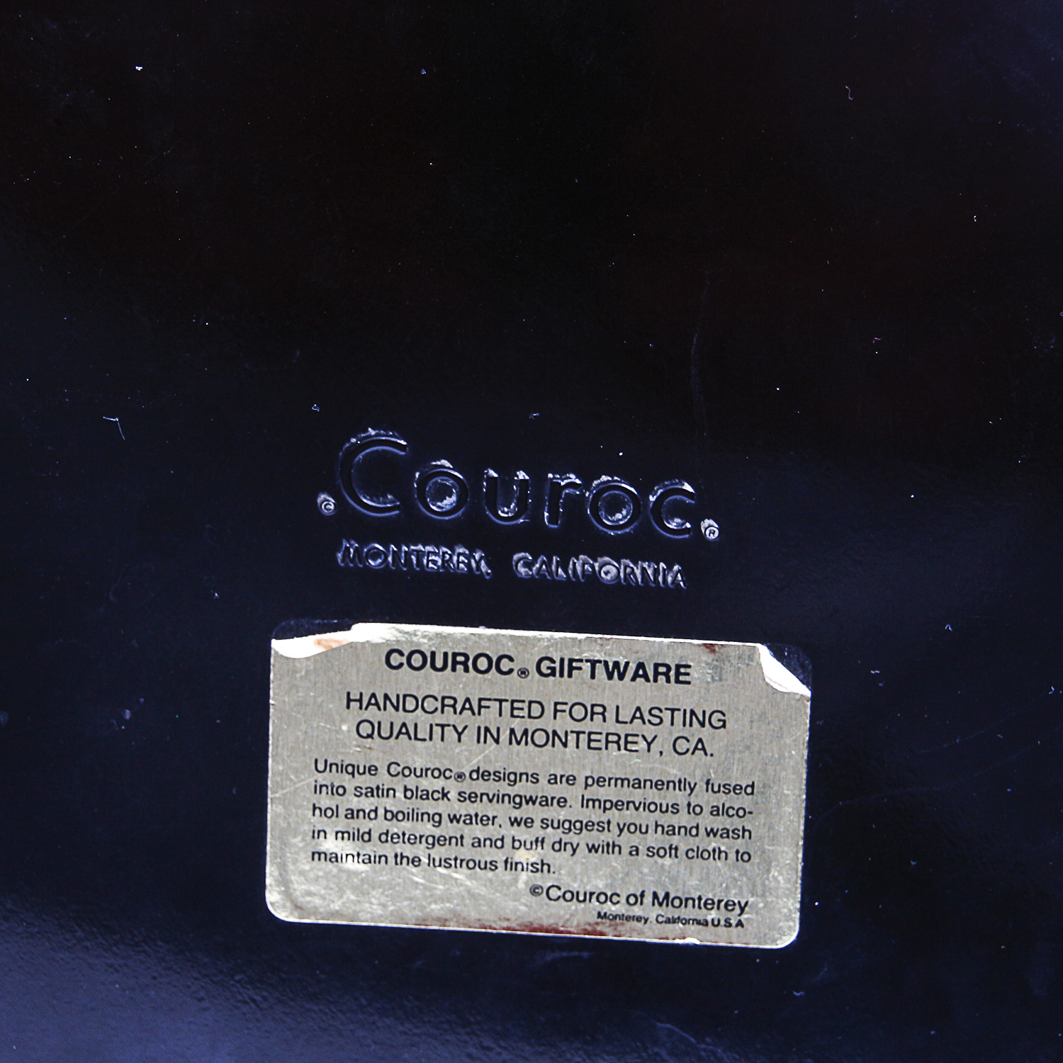 Vintage Couroc of Monterey Resin Trays